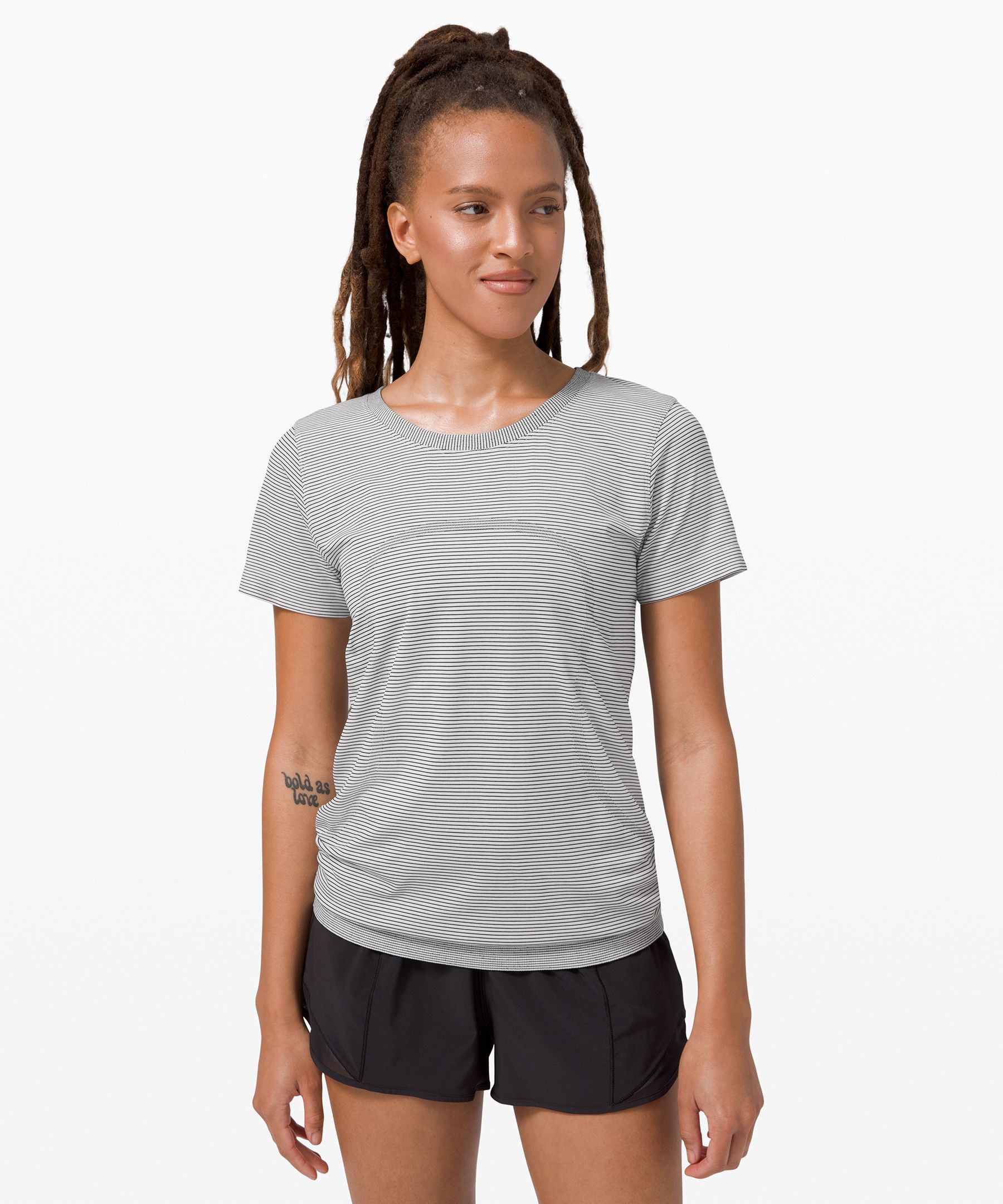 Lululemon Swiftly Relaxed Short Sleeve In Grey