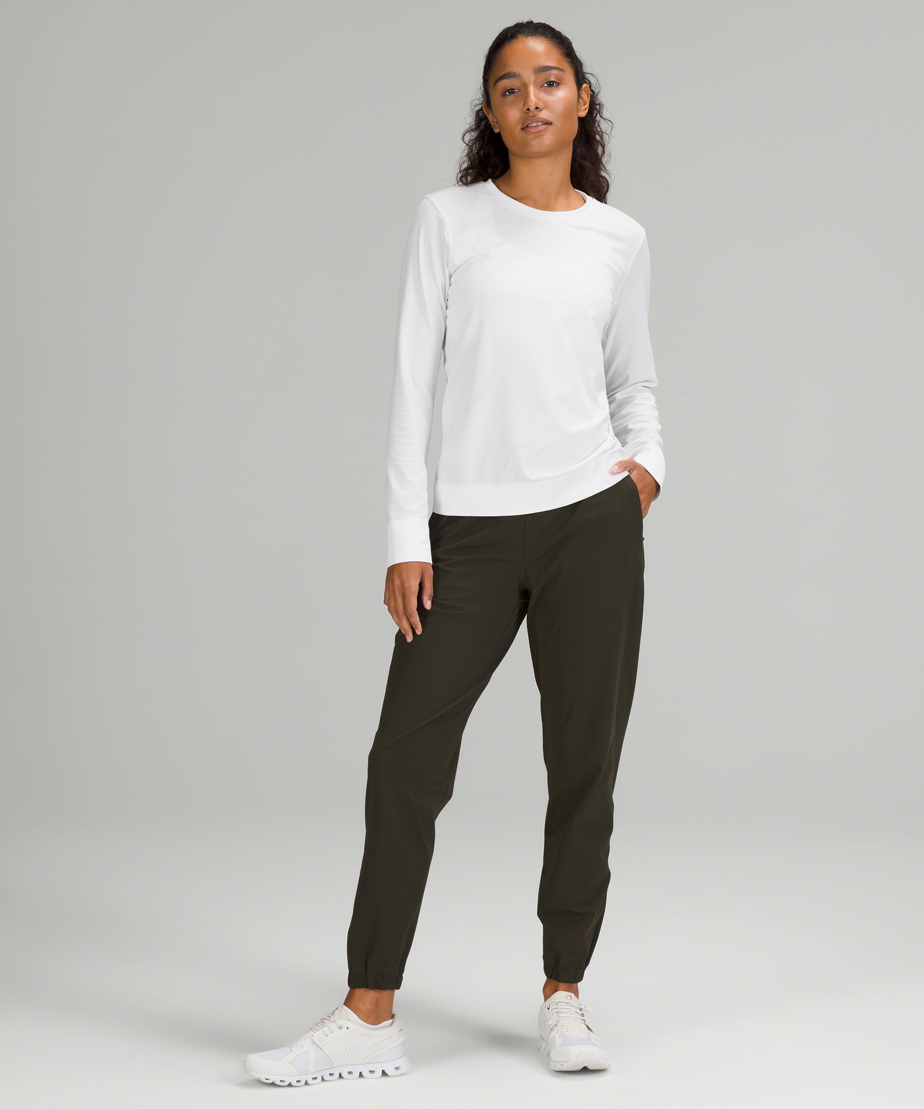 Lululemon Swiftly Breathe Long Sleeve - Water Drop / Night Sea