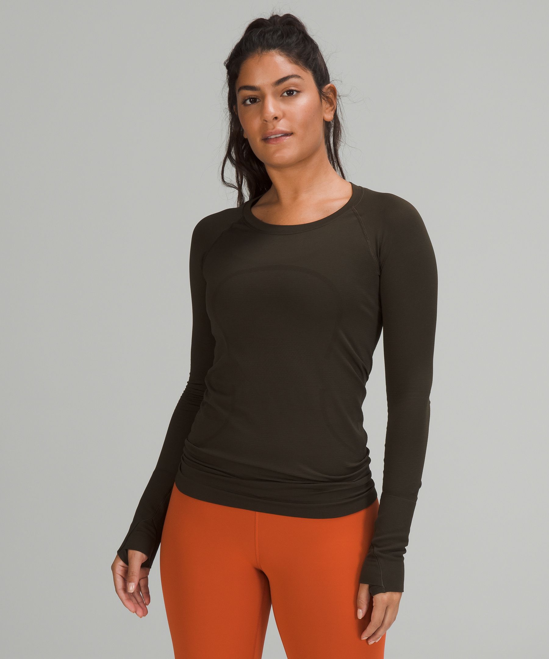 Lululemon Swiftly Tech Long Sleeve Shirt 2.0 In Dark Olive