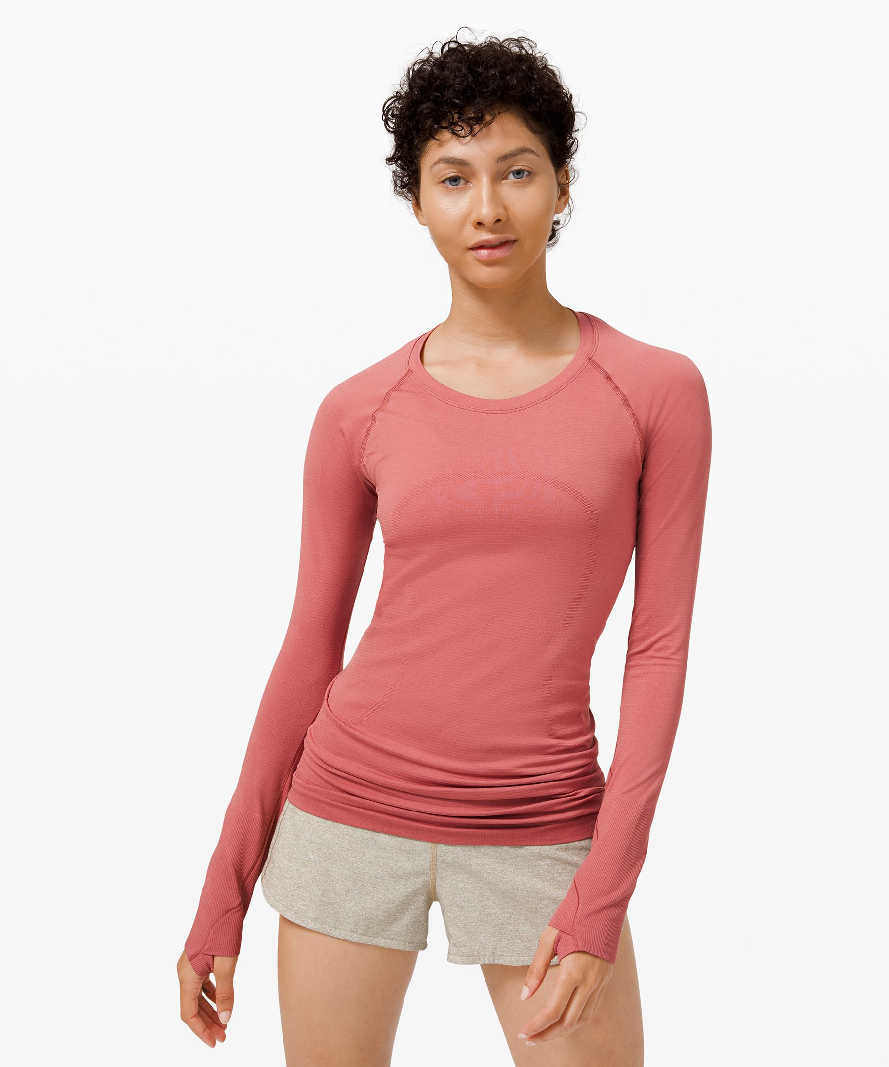 lululemon pink long sleeve