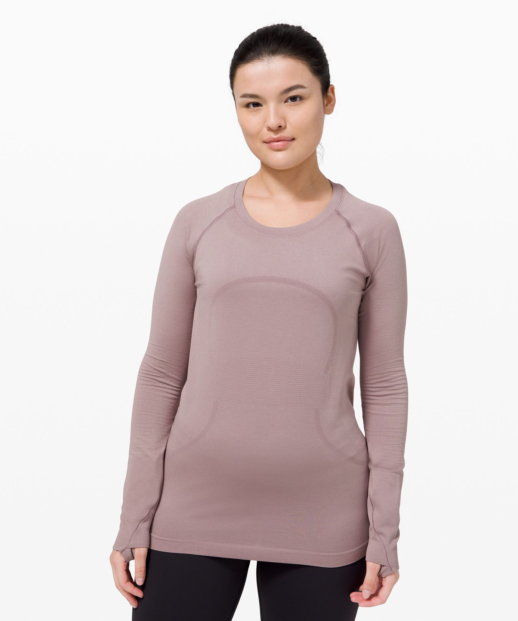 Lululemon Swiftly Tech Long Sleeve 2.0 In Brown