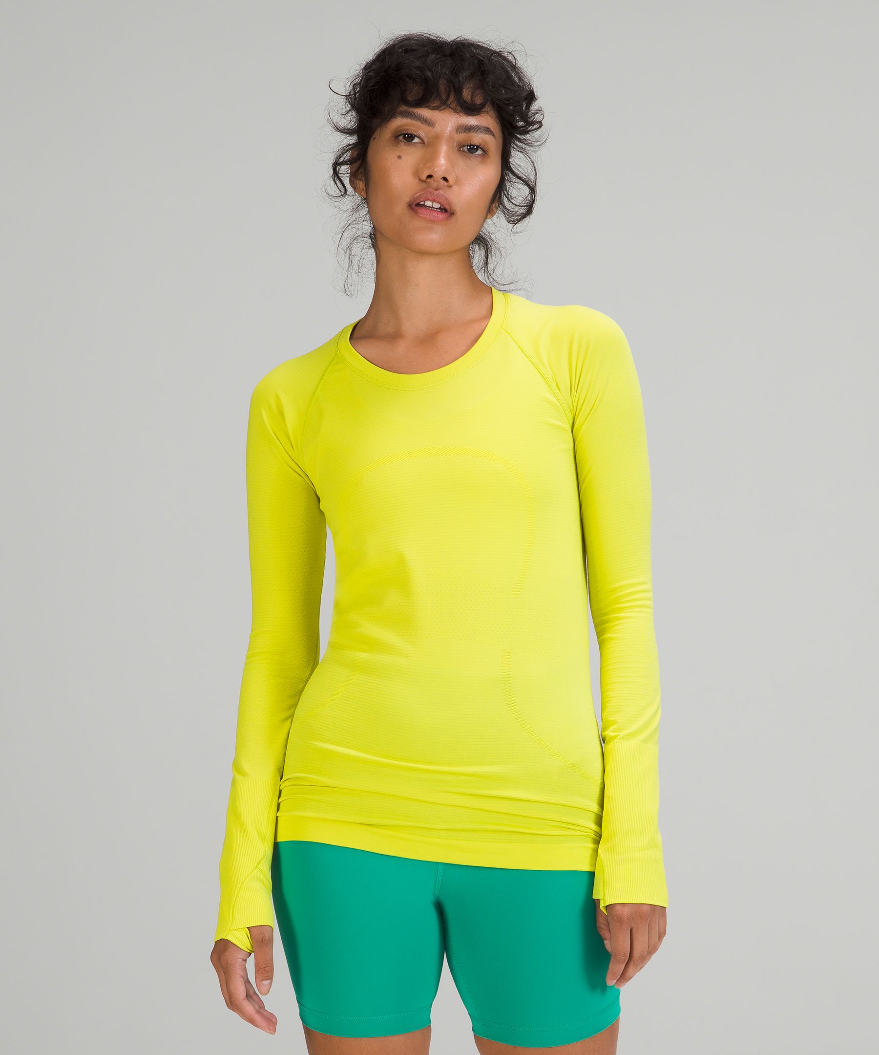 Lululemon Swiftly Tech Long Sleeve 2.0 *Race Length - Smoked Spruce /  Smoked Spruce - lulu fanatics