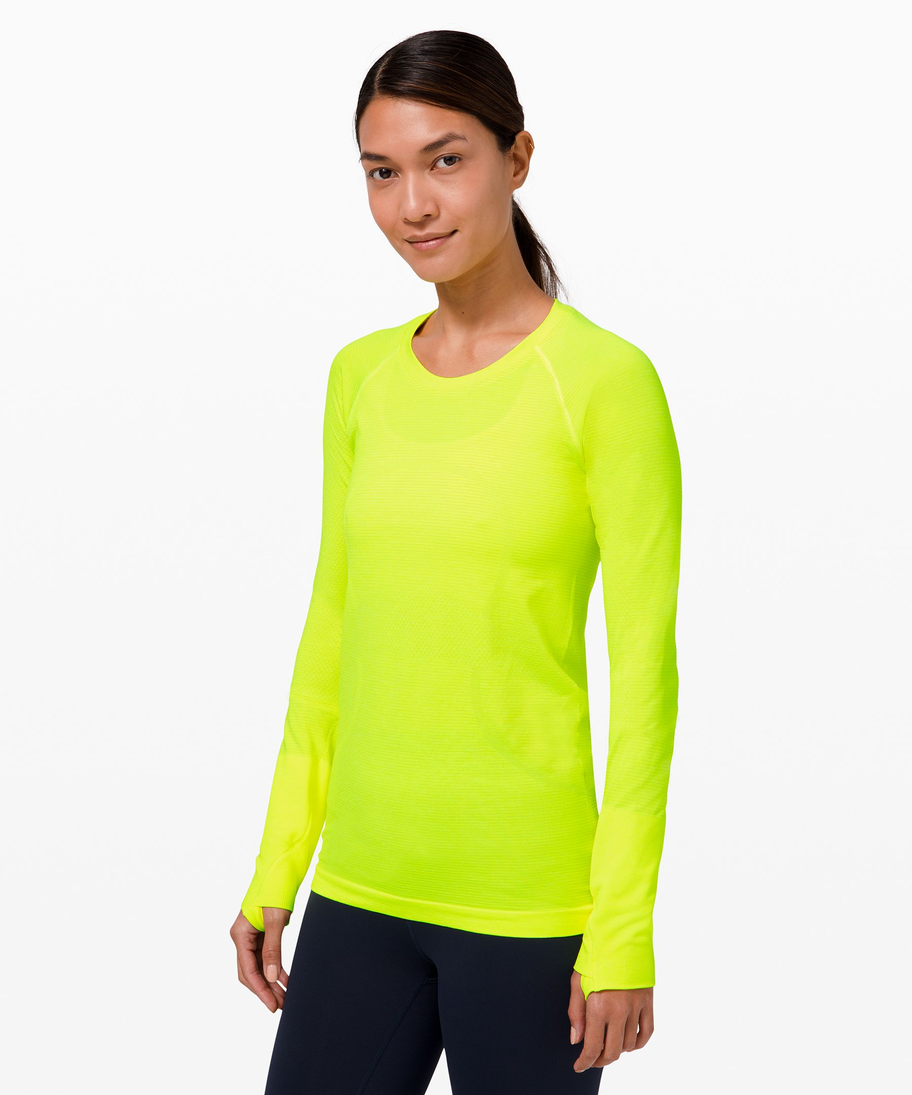 Lululemon Swiftly Tech Long Sleeve 2.0 In Yellow