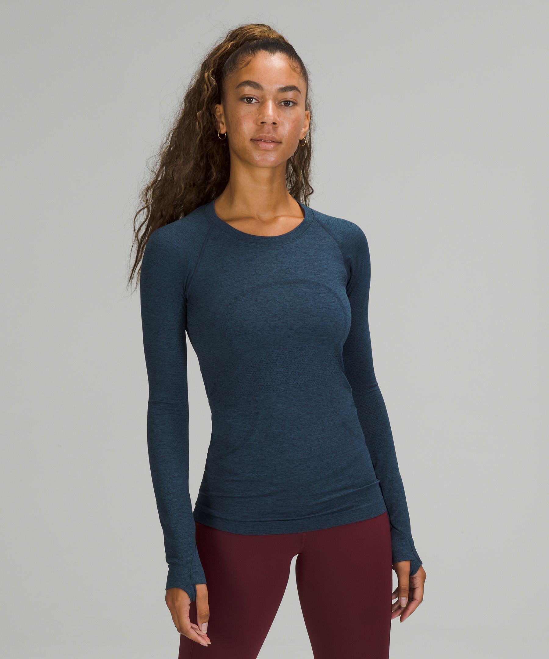 Lululemon Swiftly Tech Long Sleeve Shirt 2.0 In True Navy/iron Blue |  ModeSens