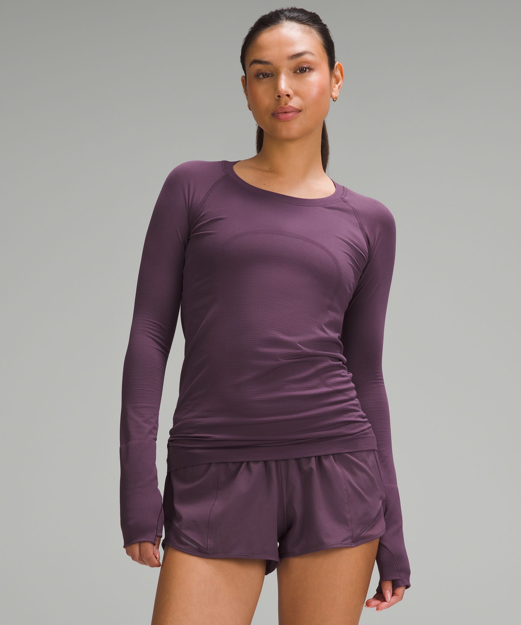 Lululemon Swiftly Tech Long Sleeve Shirt 2.0 In Purple