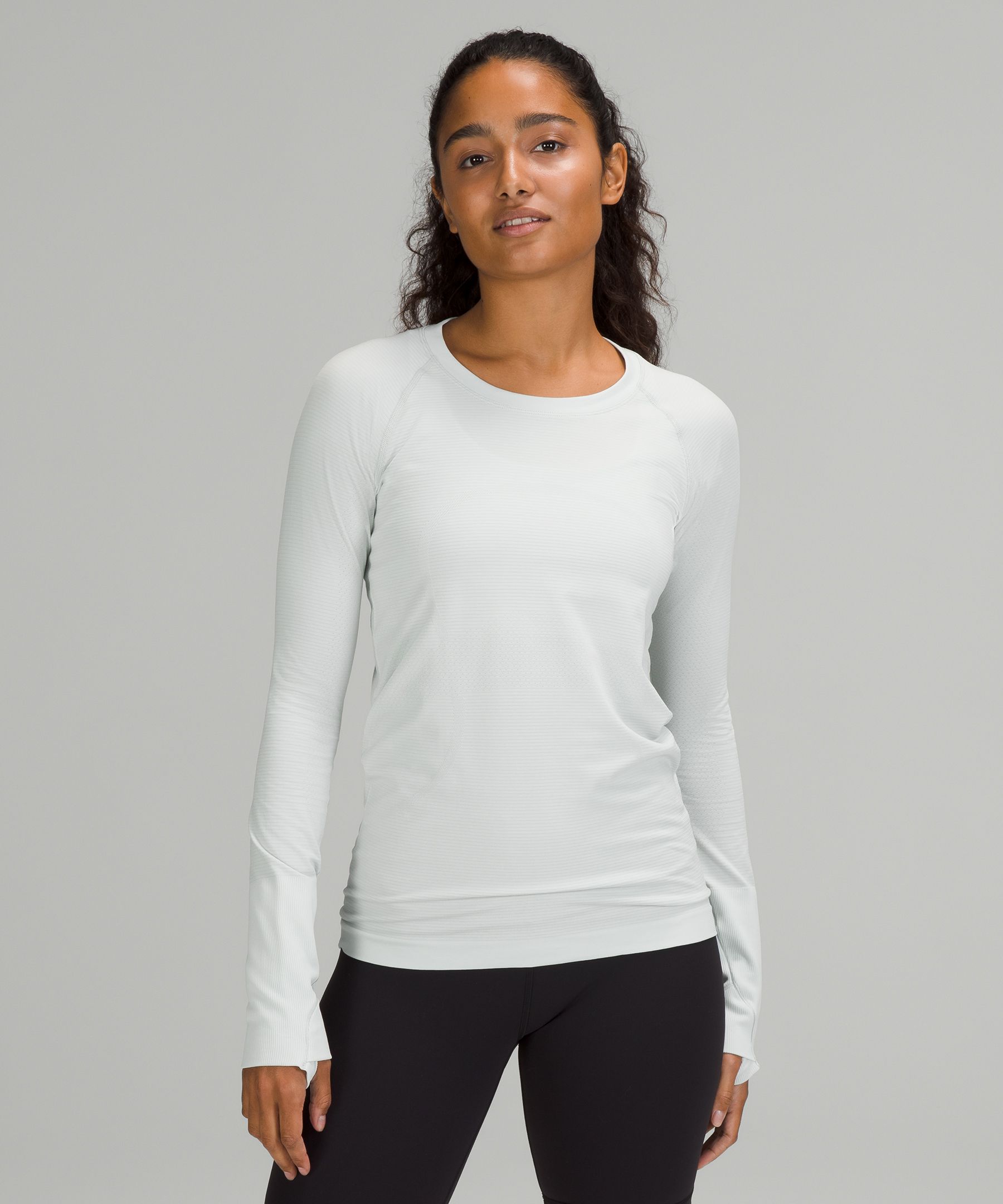 Lululemon Swiftly Tech Long Sleeve Shirt 2.0 In White