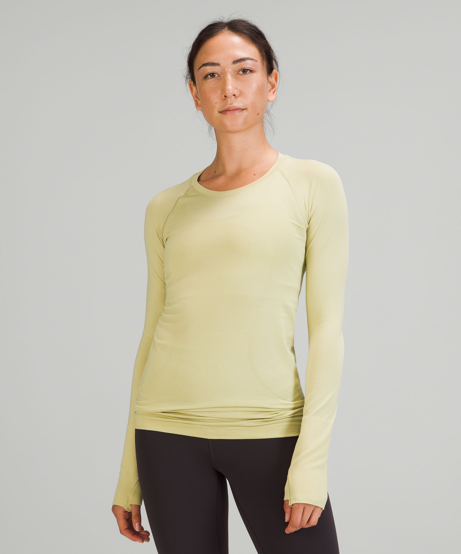 Lululemon Swiftly Tech Long Sleeve 2.0 In Dew Green/dew Green