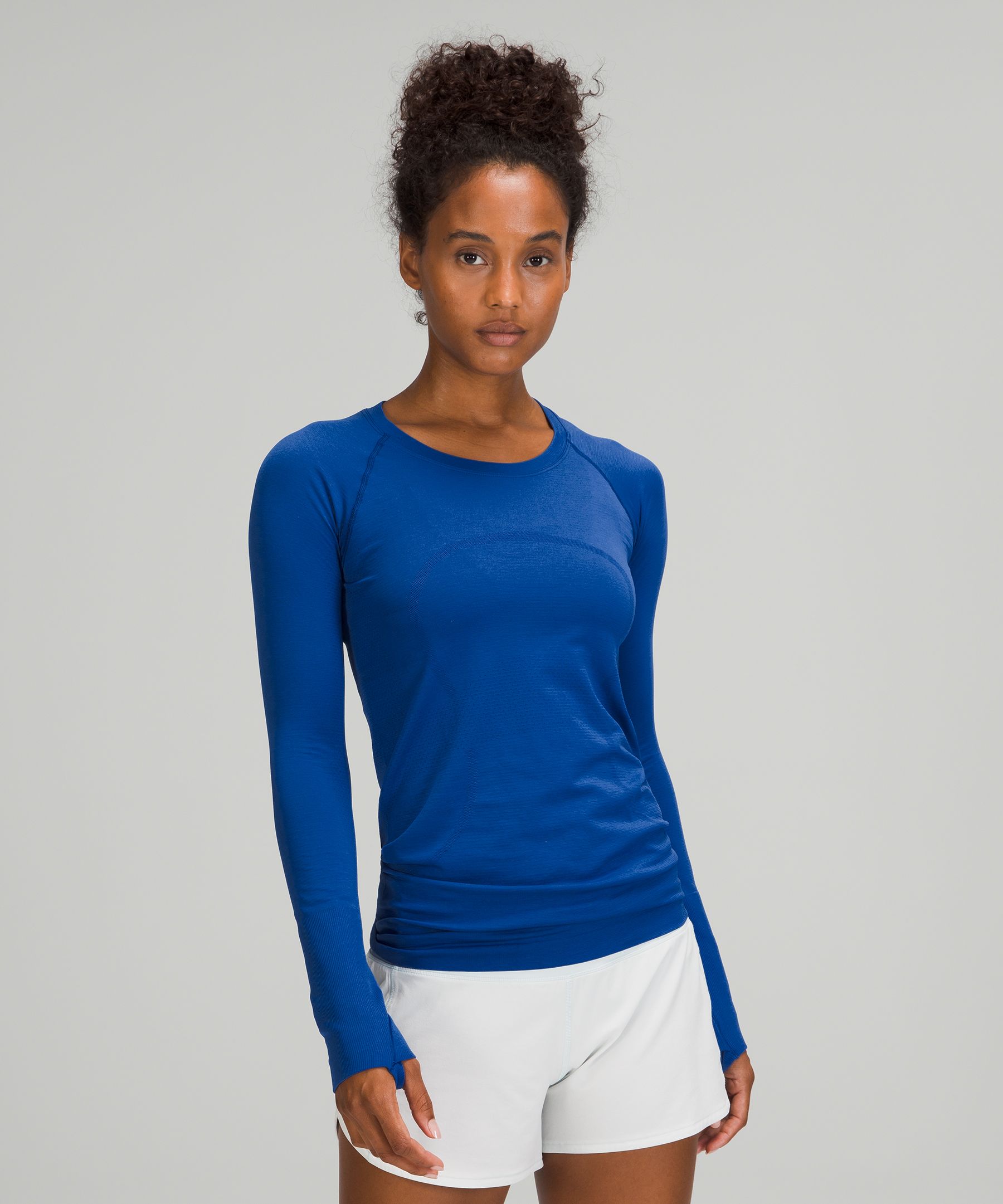 Lululemon Swiftly Tech Long Sleeve Shirt 2.0 In Symphony Blue/symphony Blue