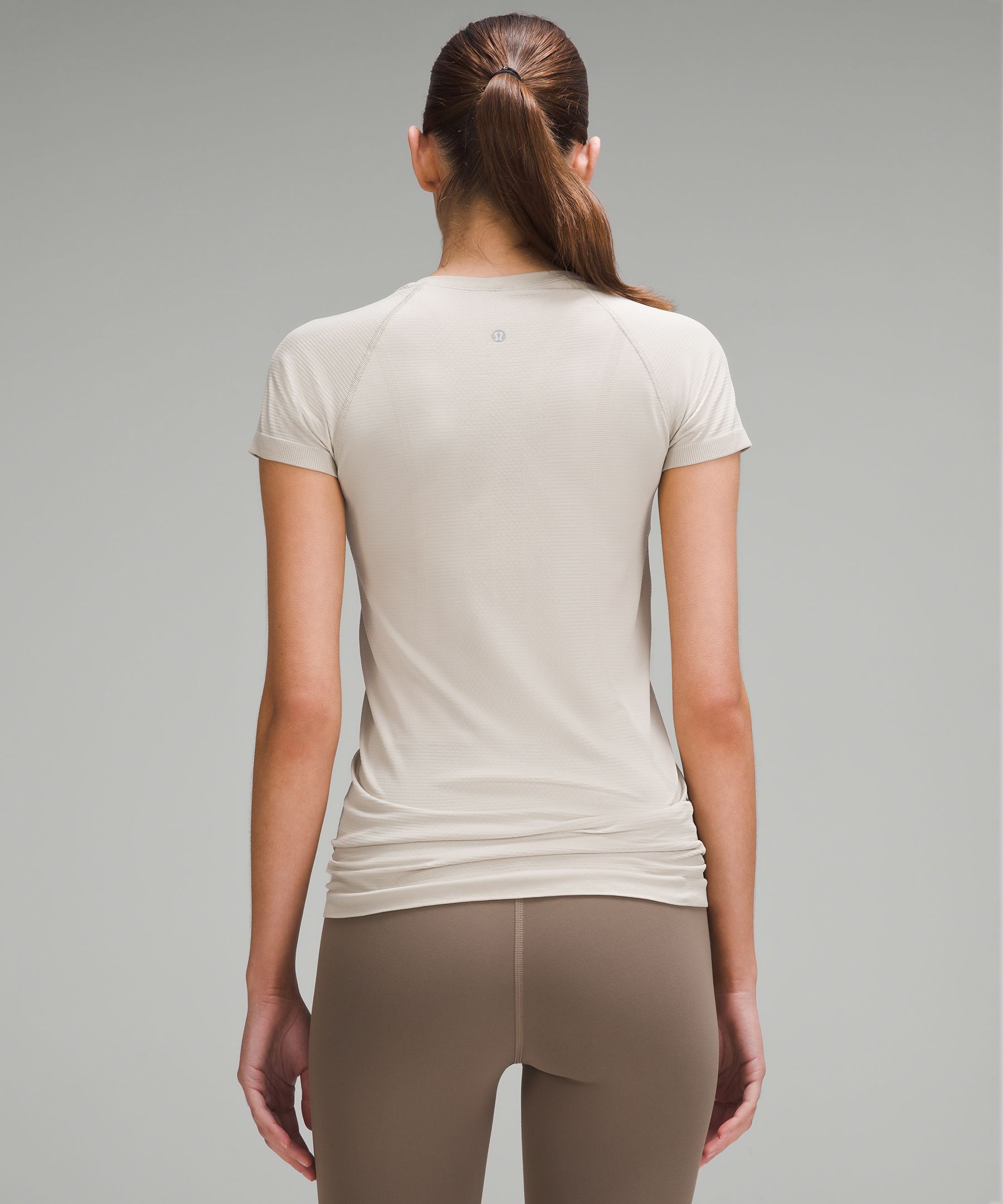 Lululemon Swiftly Tech Short Sleeve Women 10 Yoga Sport White