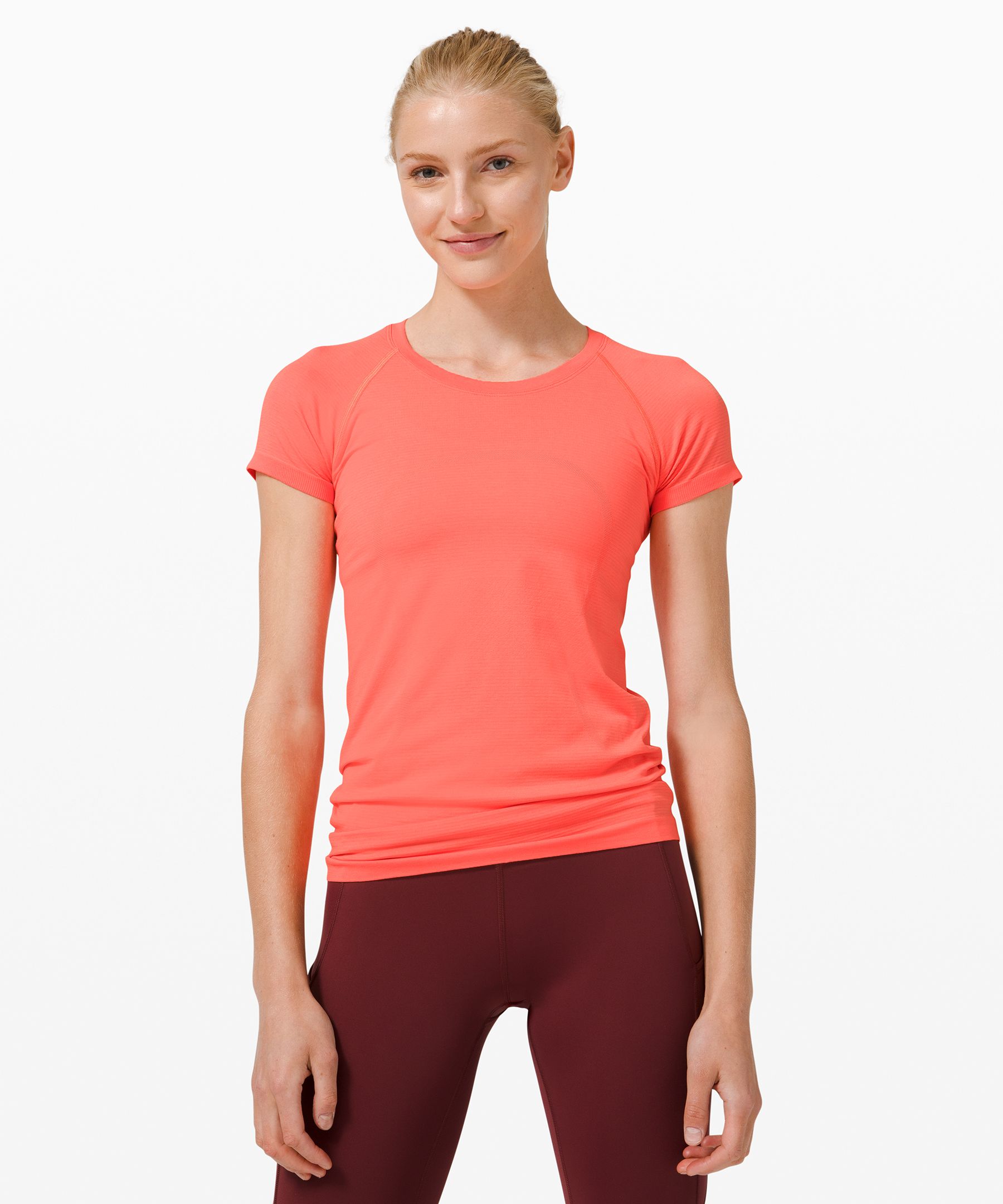 Lululemon Swiftly Tech Short Sleeve Shirt 2.0 In Orange