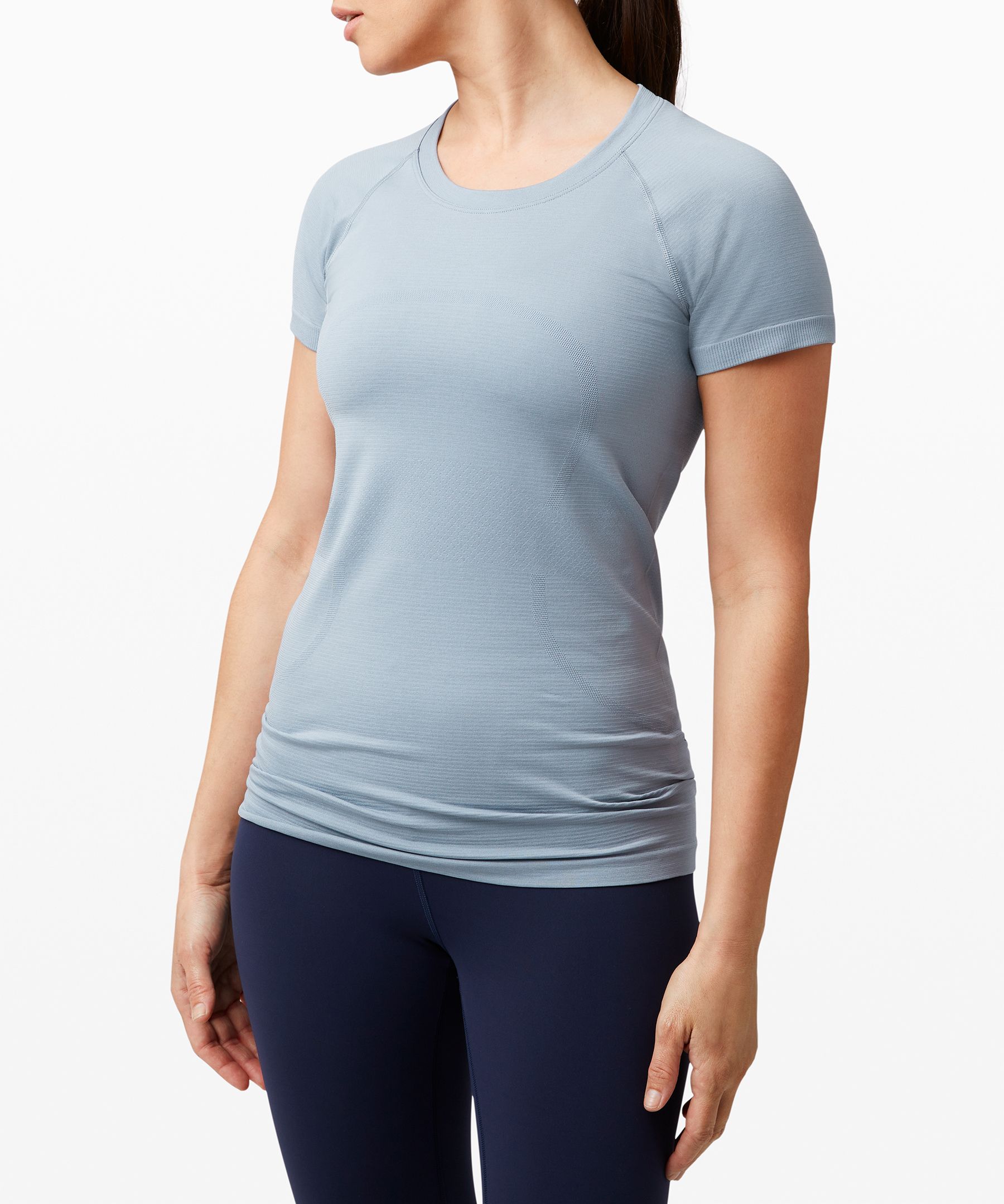 Lululemon Swiftly Tech Short Sleeve Shirt 2.0 - Ink Blue / True Navy - lulu  fanatics