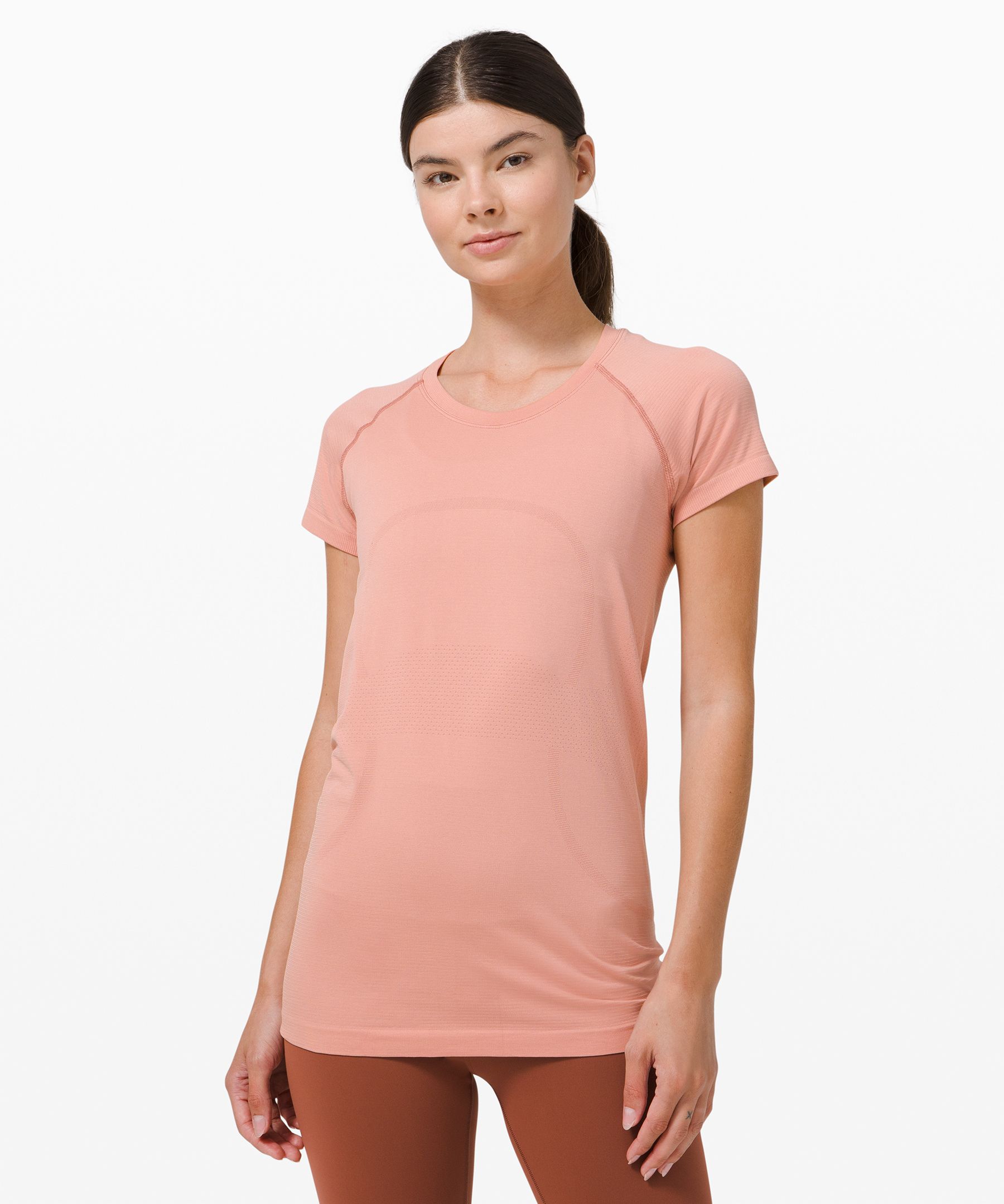 Lululemon Swiftly Tech Short Sleeve Shirt 2.0 In Pink Pastel