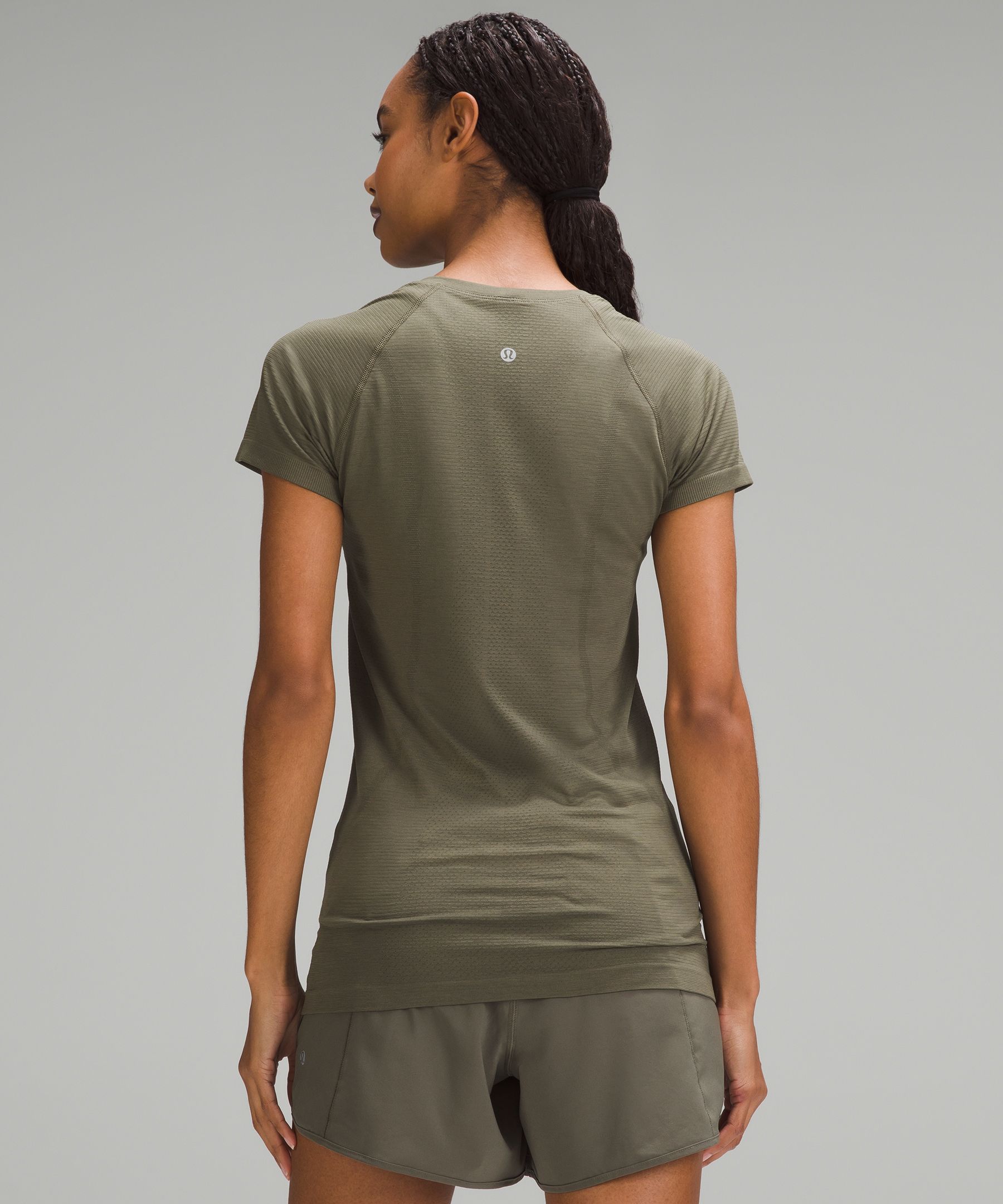 lululemon - Swiftly Tech Short Sleeve 2.0 Grey on Designer Wardrobe