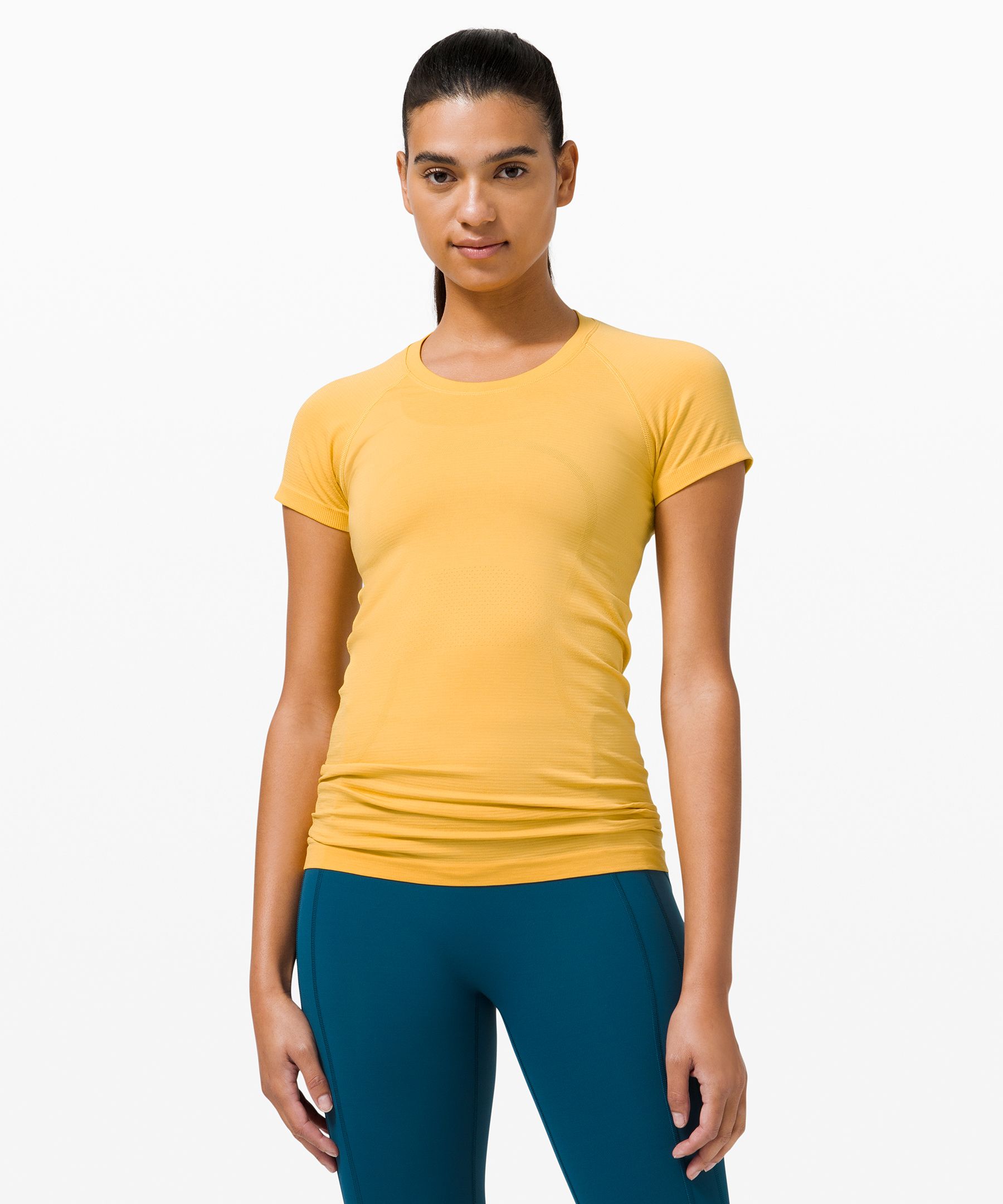 Lululemon Swiftly Tech Short Sleeve Shirt 2.0 In Yellow