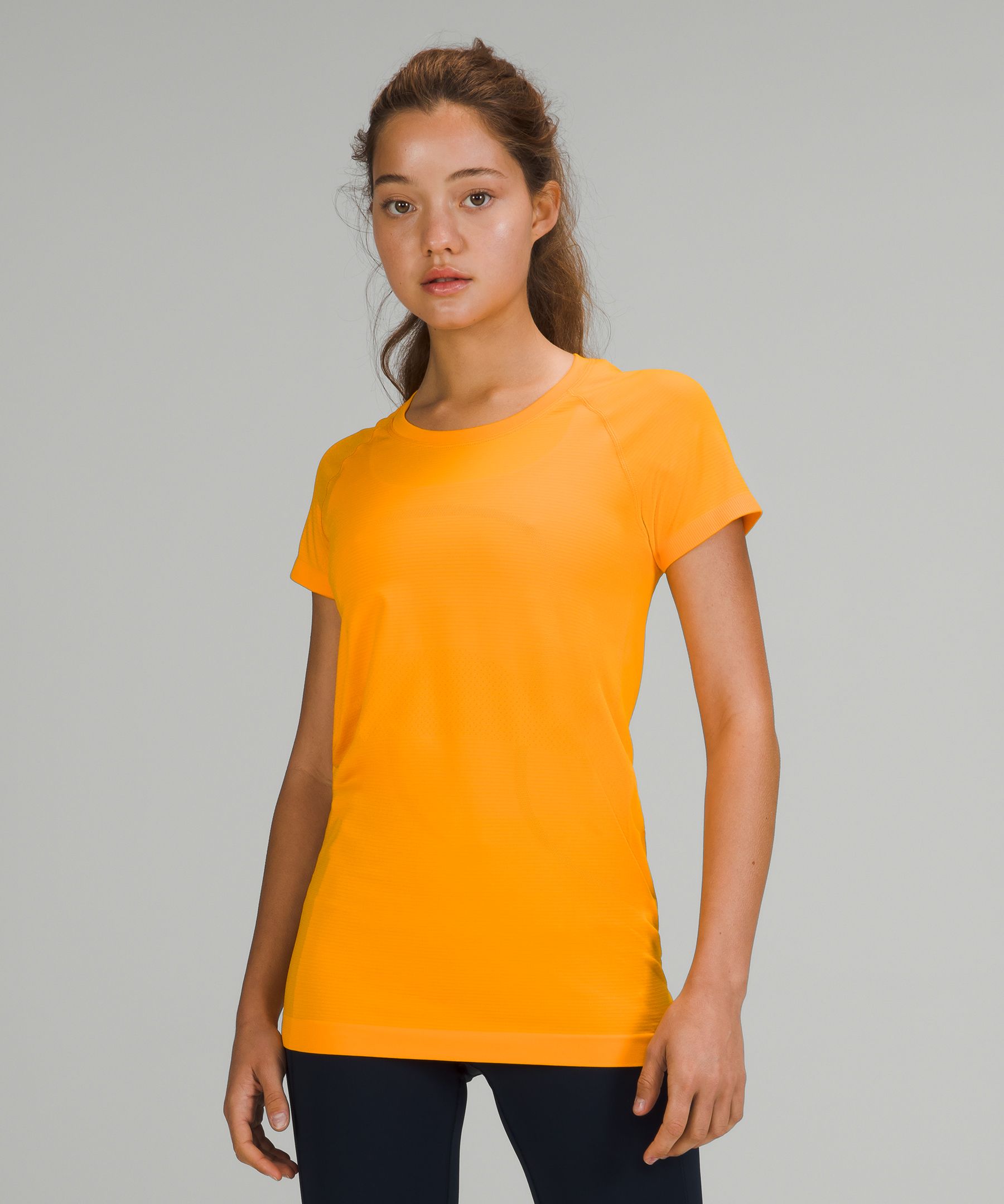 Lululemon Swiftly Tech Short Sleeve Shirt 2.0 In Orange