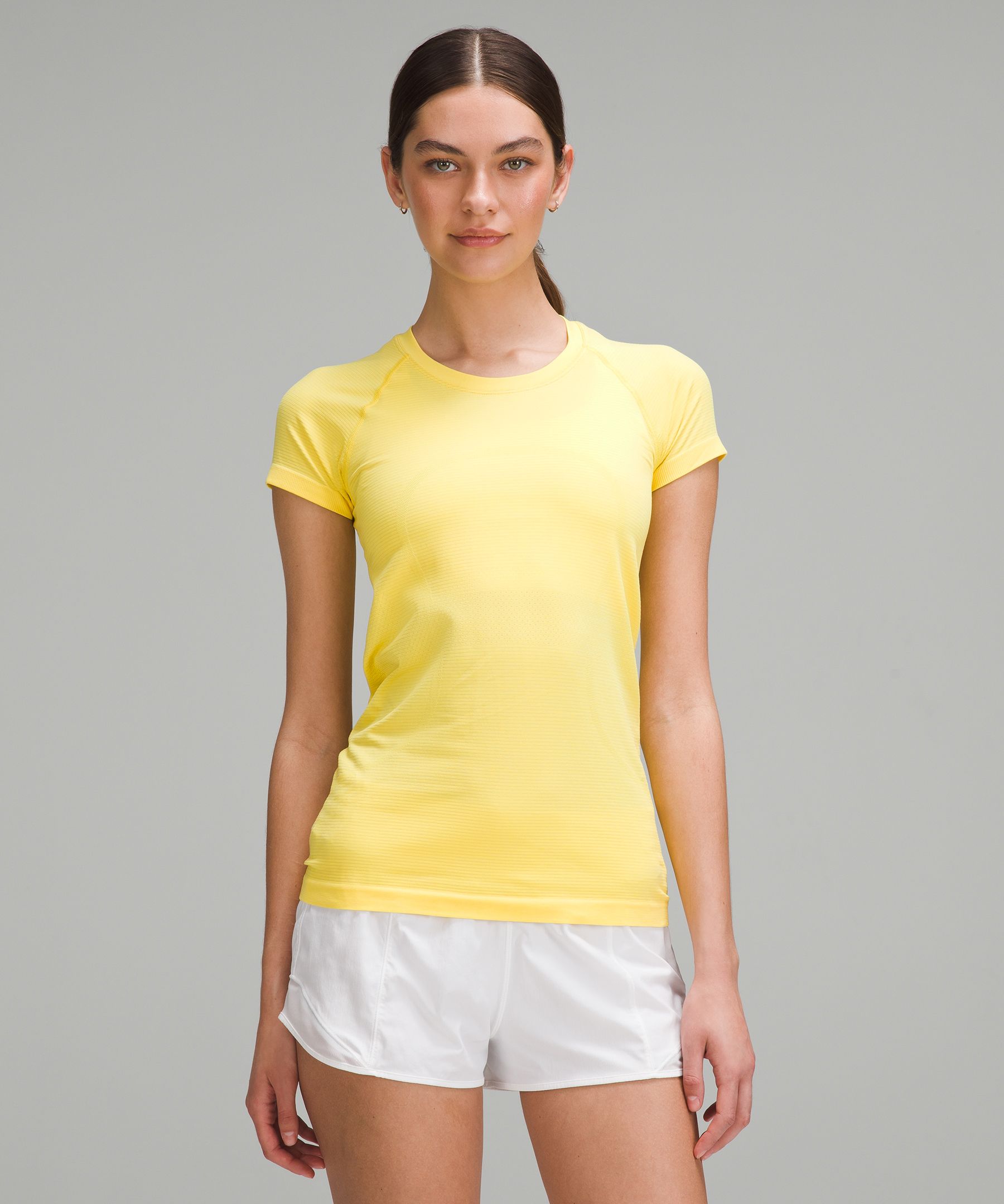 Lululemon Swiftly Tech Short-sleeve Shirt 2.0 In Yellow