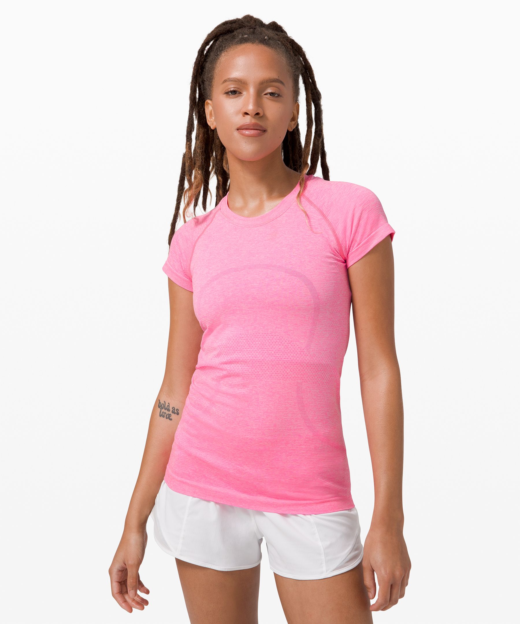 Lululemon Swiftly Tech Short Sleeve 2.0 In Pink