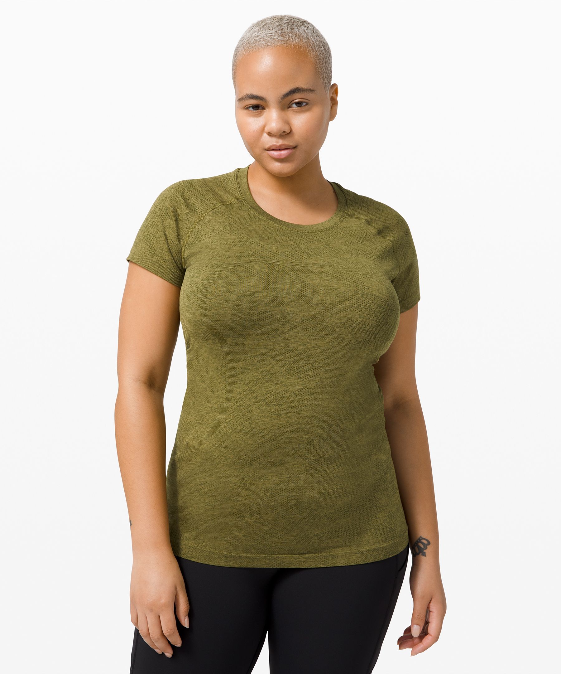 Lululemon Swiftly Tech Short Sleeve 2.0 - Willow Green / Army