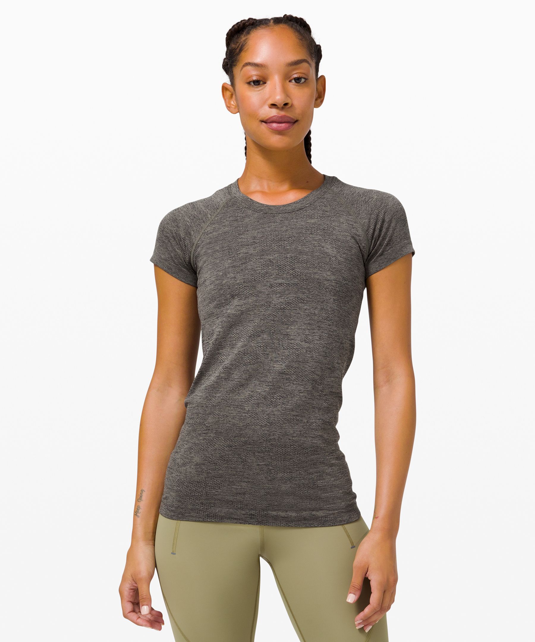 Lululemon Swiftly Tech Short Sleeve 2.0 In Grey