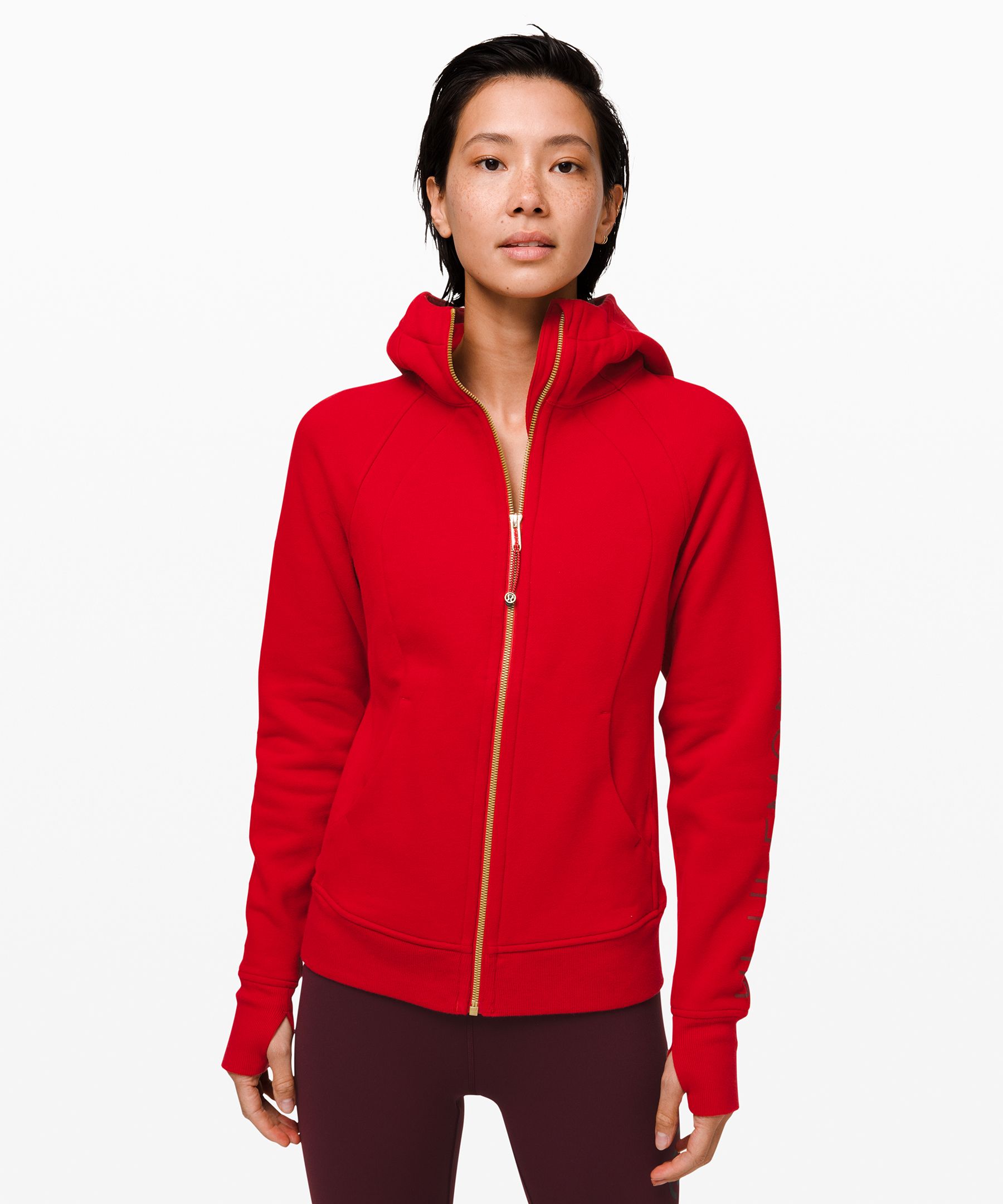 lululemon red hoodie