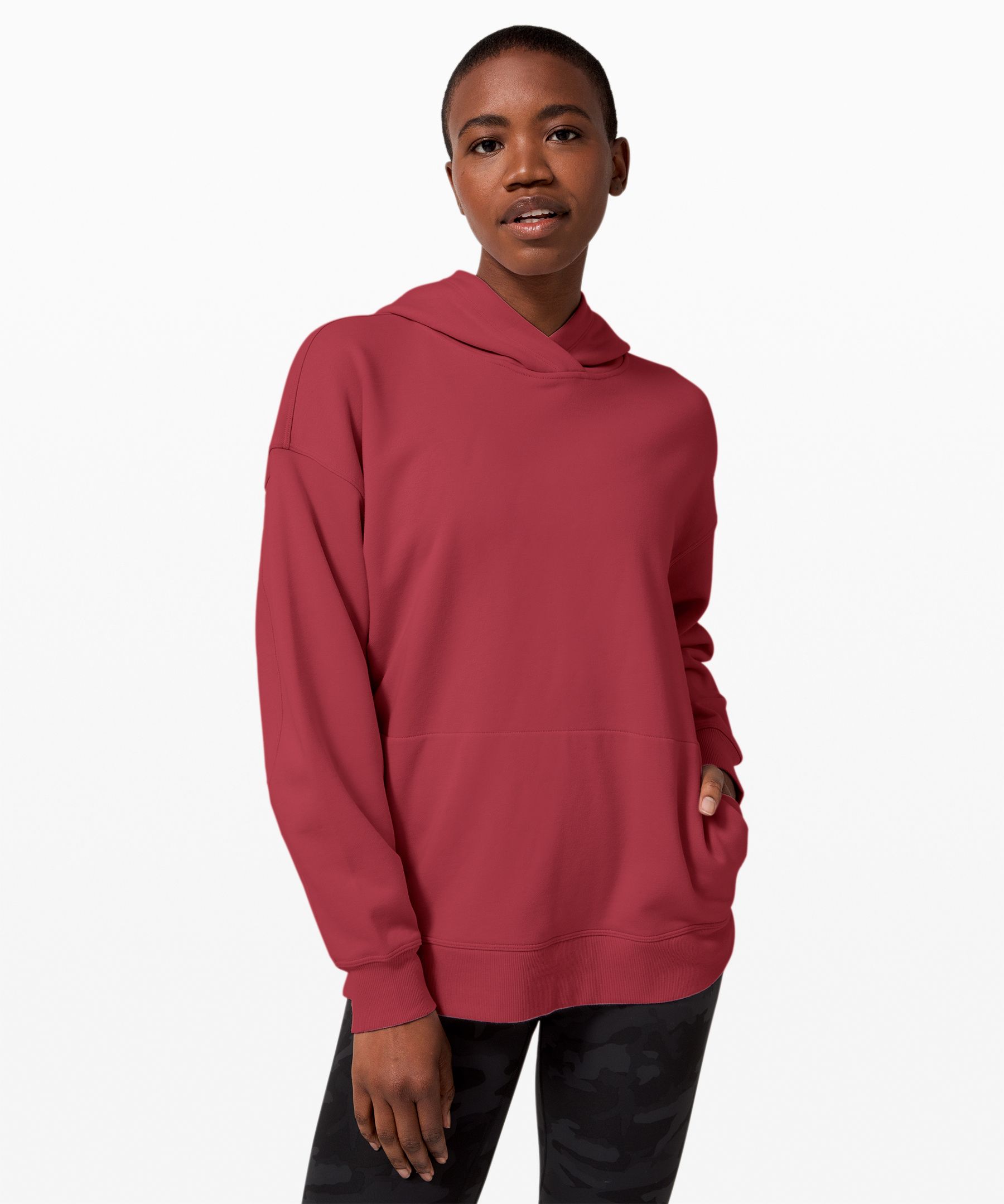 Lululemon Perfectly Oversized Hoodie In Red