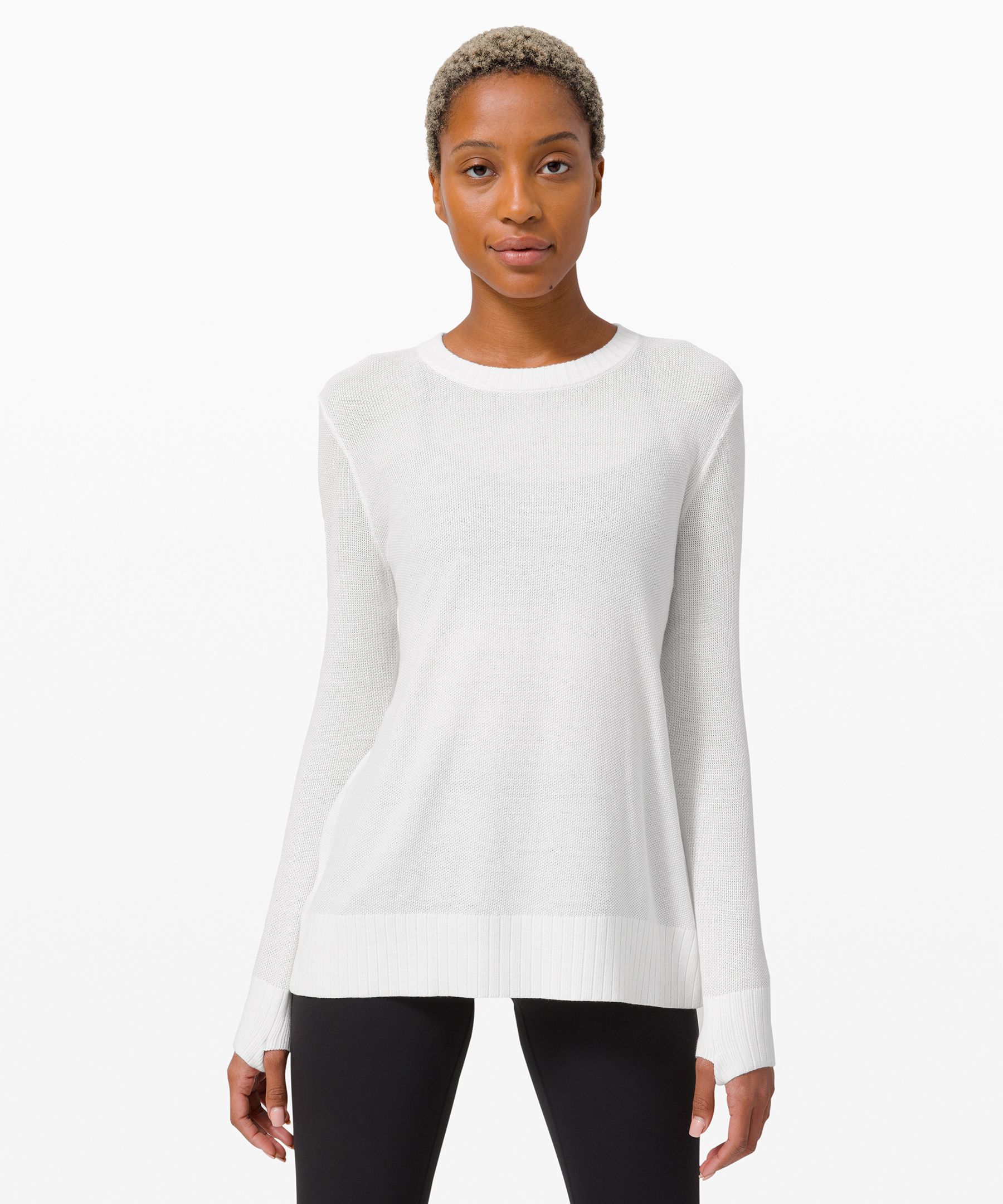 lululemon white sweater