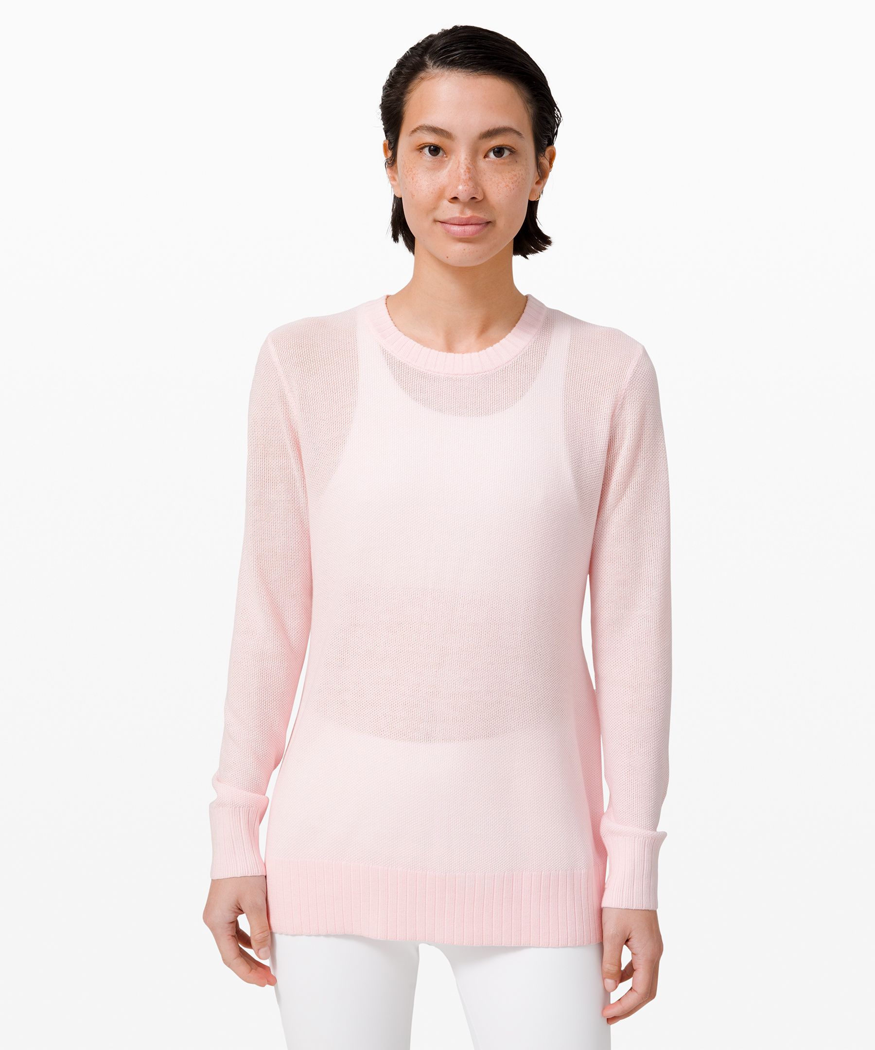 Lululemon Sincerely Yours Sweater In Pink