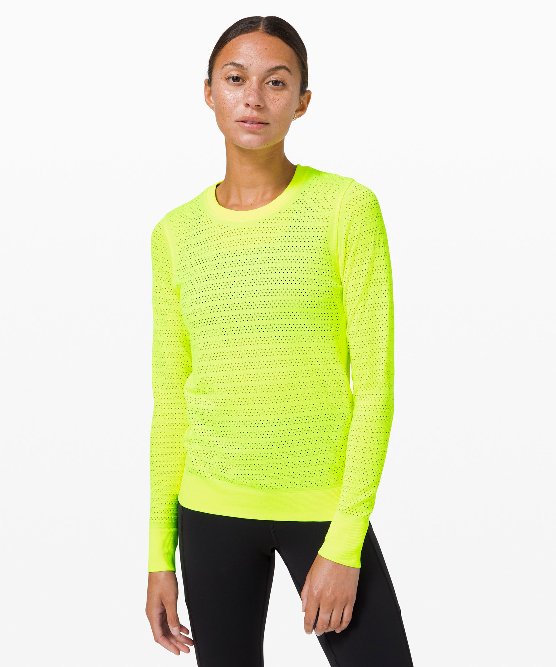 Lululemon Swiftly Breathe Relaxed-fit Long Sleeve Shirt In