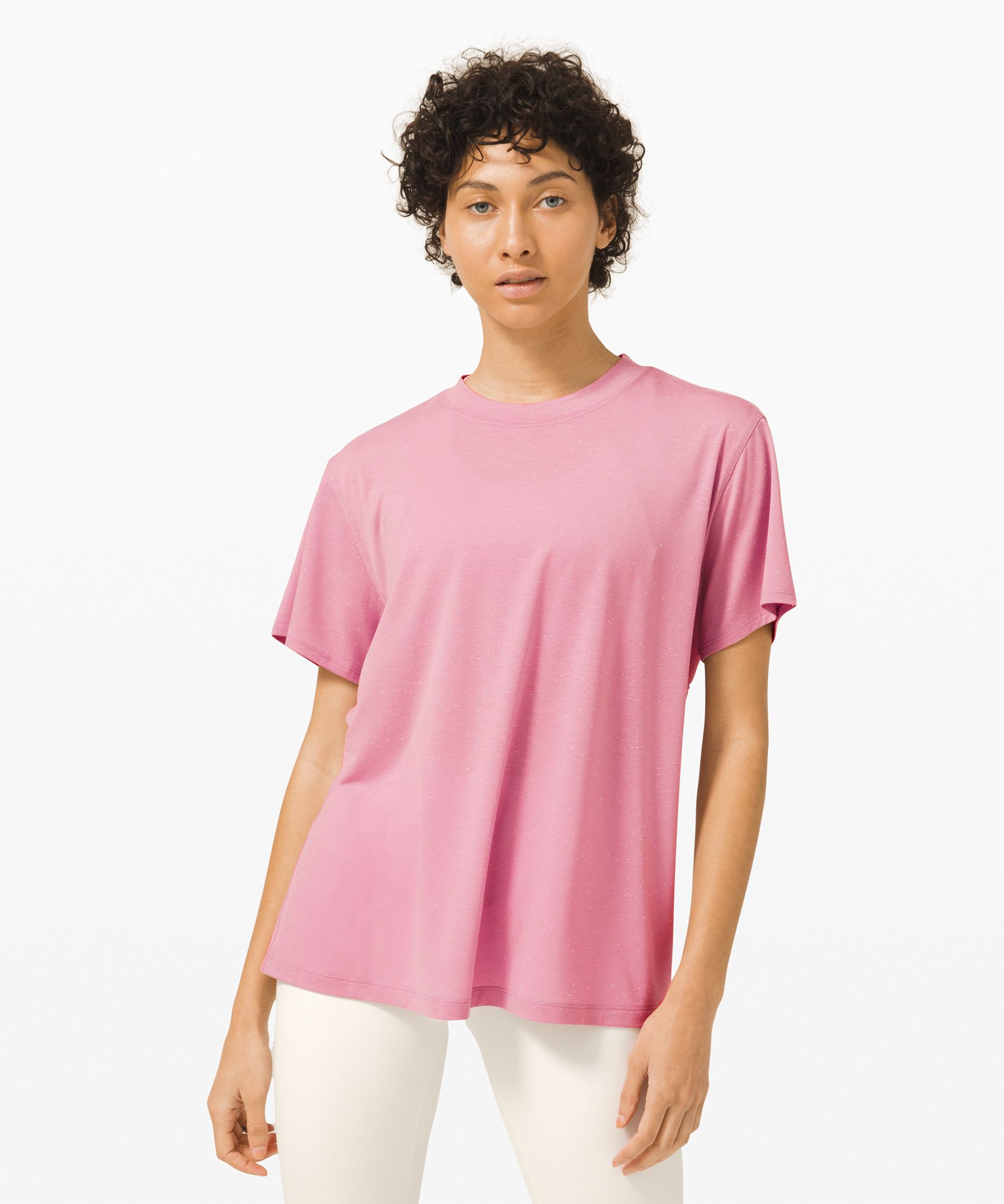 Lululemon All Yours Tee In Pink