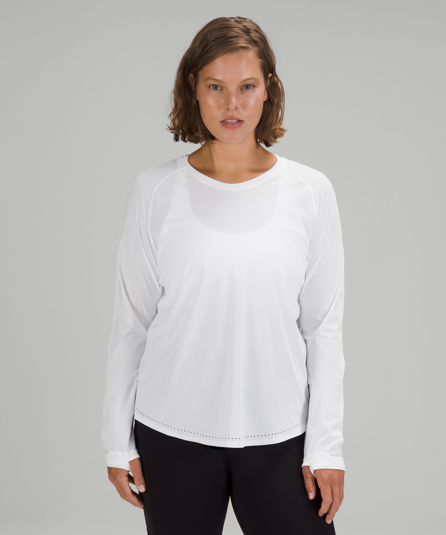 lululemon white long sleeve shirt