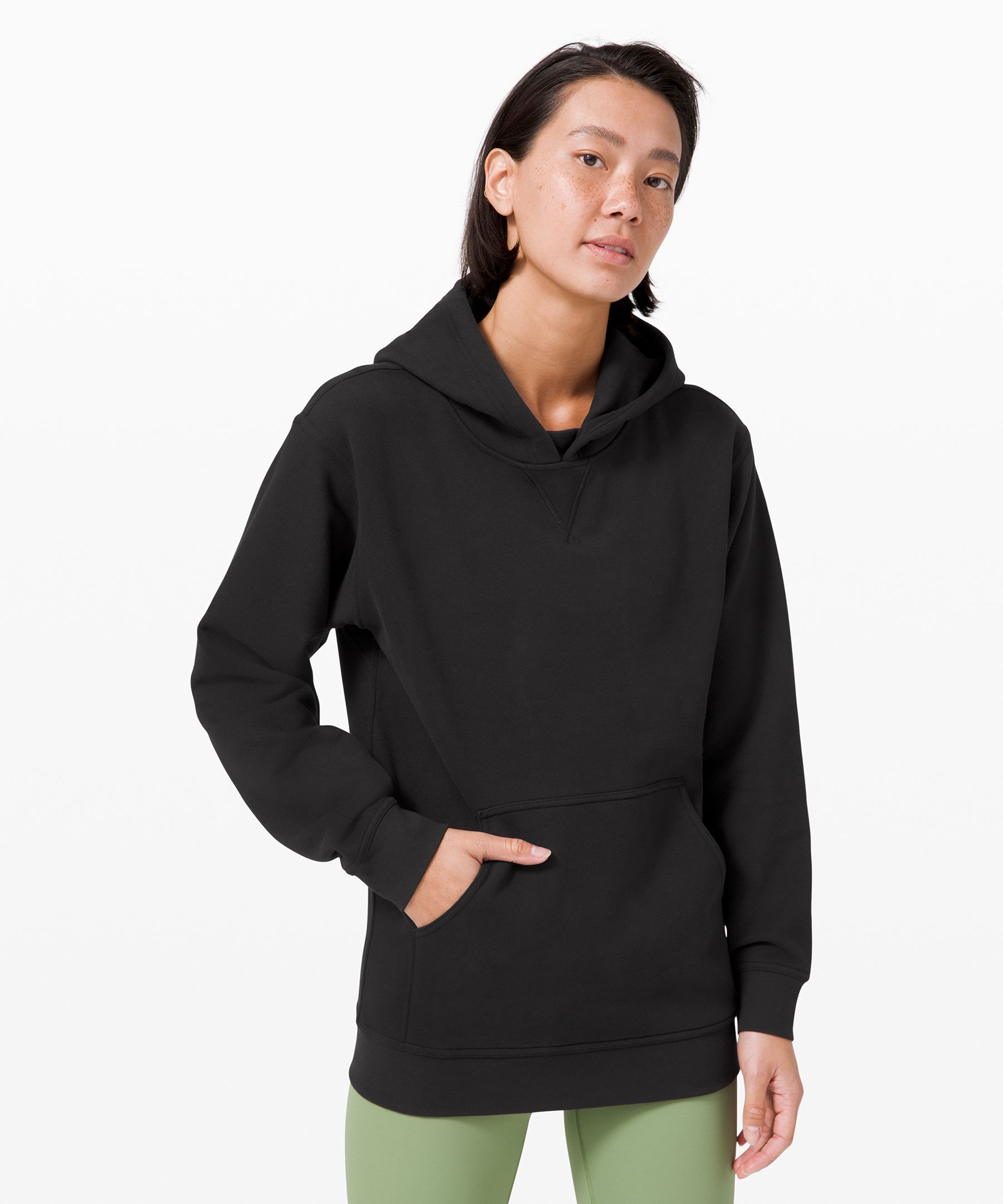 Lululemon Loungeful Zip Hoodie - Black - lulu fanatics