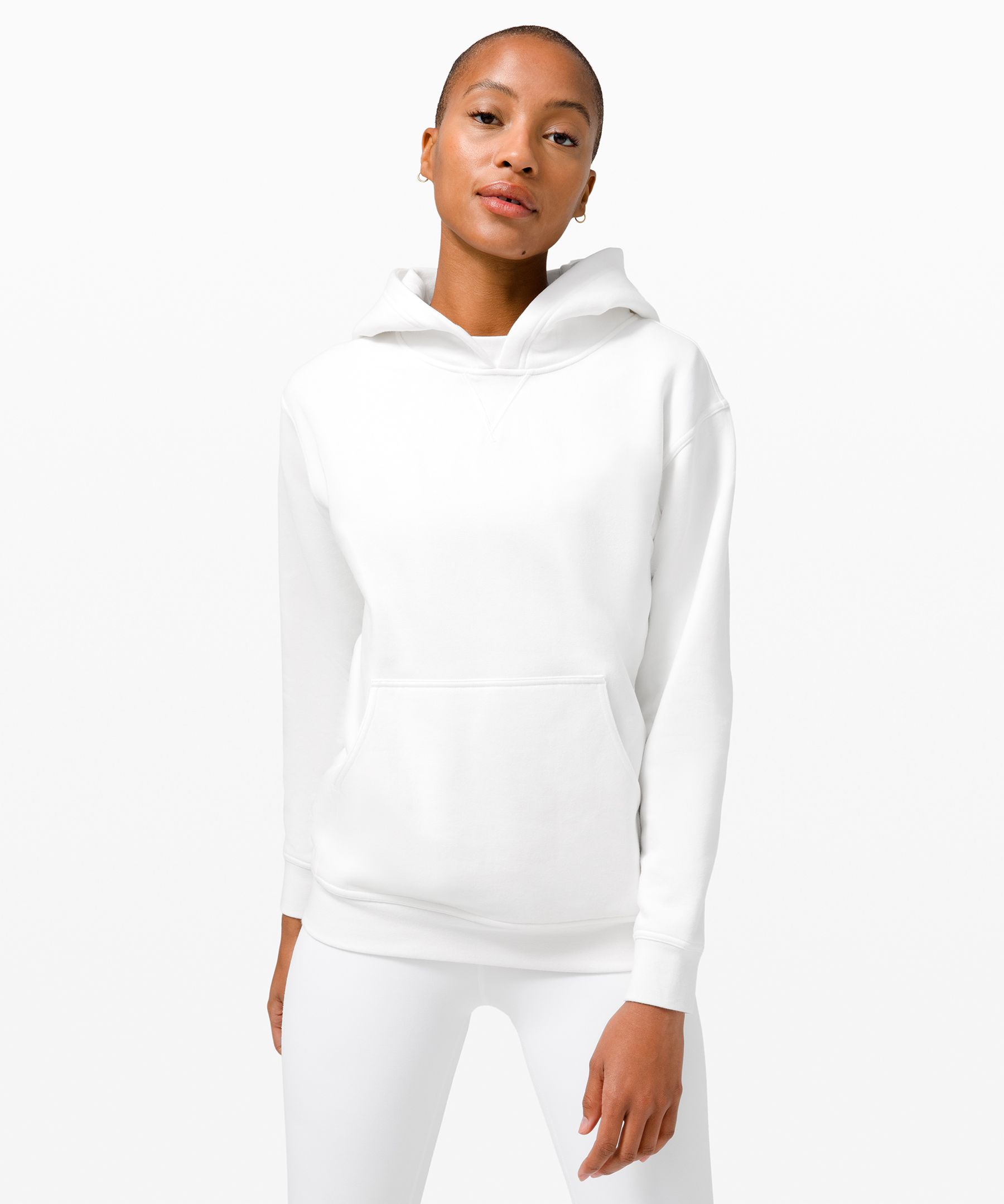 white lululemon hoodie
