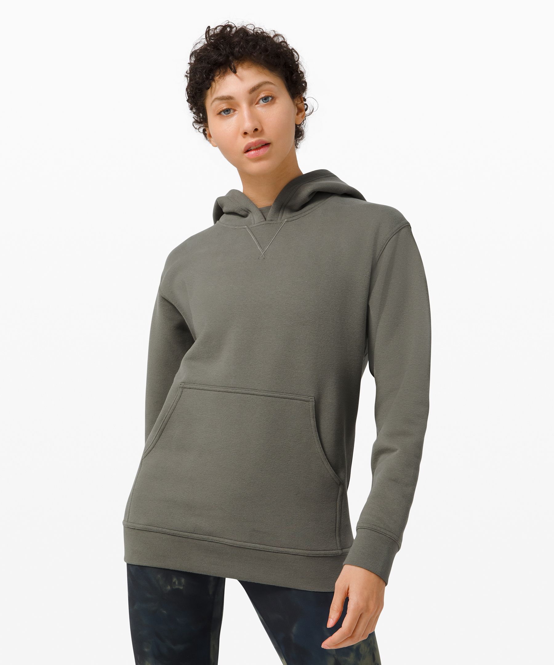 Lululemon All Yours Hoodie *fleece In Green