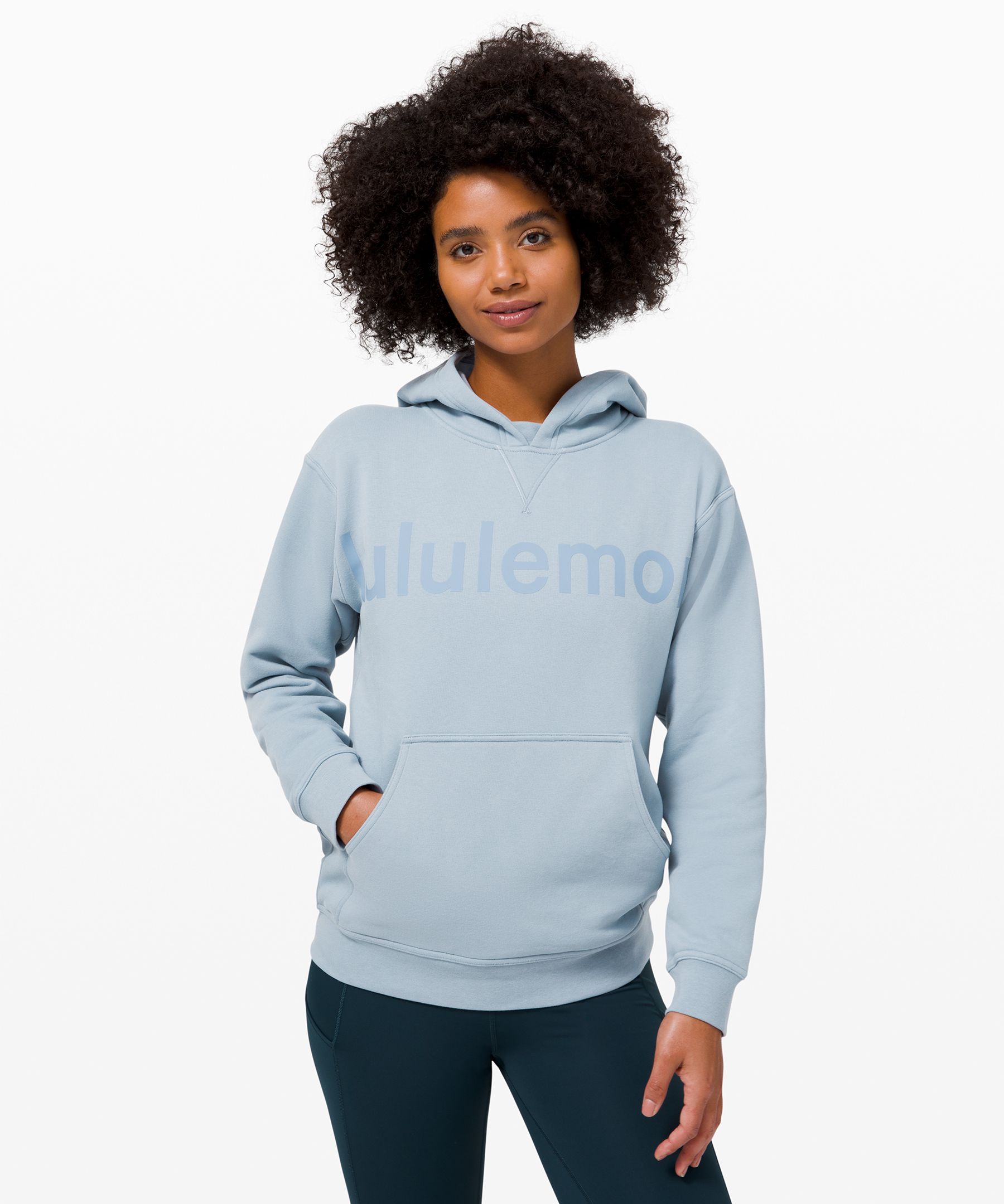 Lululemon All Yours Hoodie Graphic In Chambray