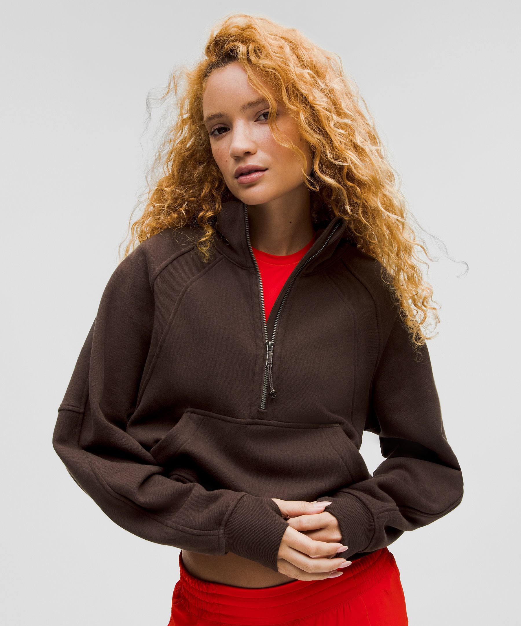 Scuba Oversized Half-Zip Hoodie | Women's Hoodies & Sweatshirts