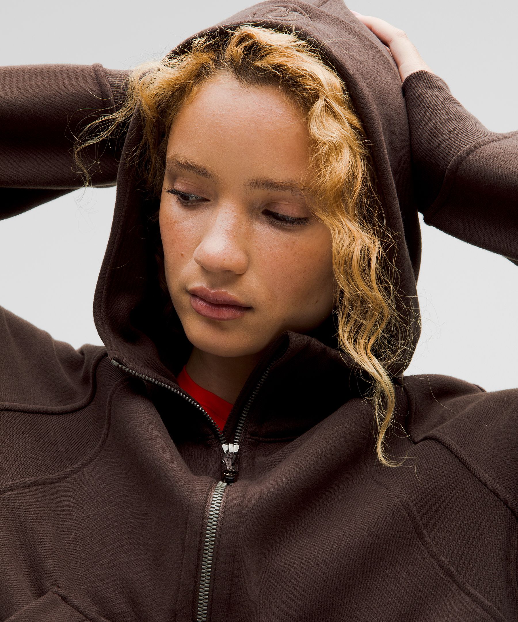 Scuba Oversized Half-Zip Hoodie, Women's Hoodies & Sweatshirts