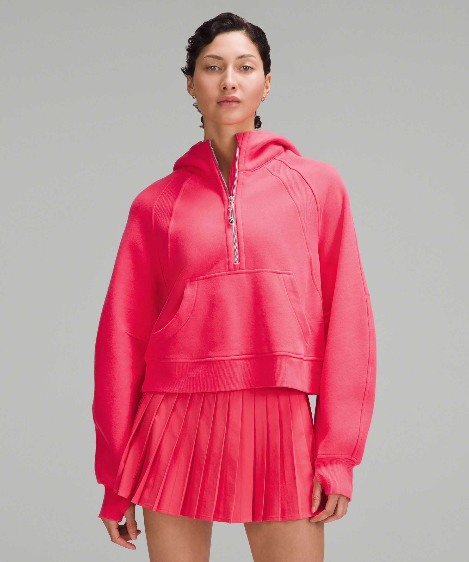 Scuba Oversized Half-Zip Hoodie