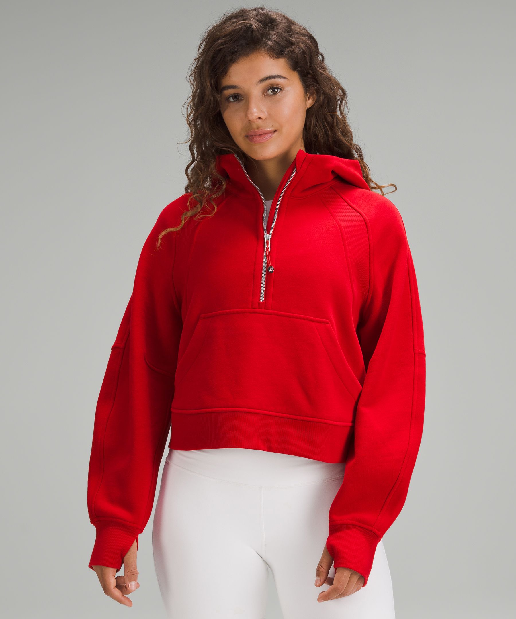 Scuba Oversized Half-Zip Hoodie, Women's Hoodies & Sweatshirts