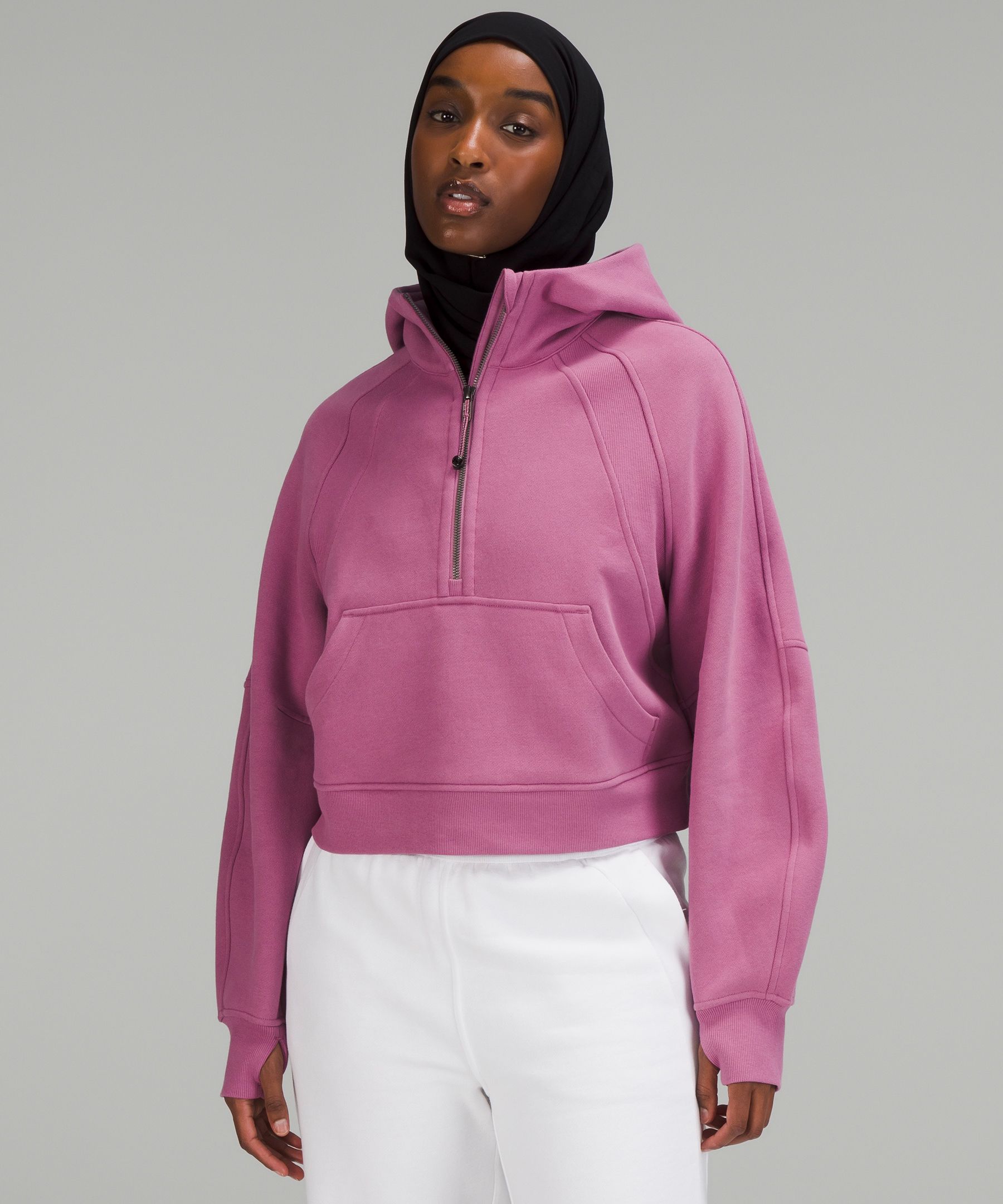 Lululemon Scuba Oversized Half-zip Hoodie In Brier Rose | ModeSens