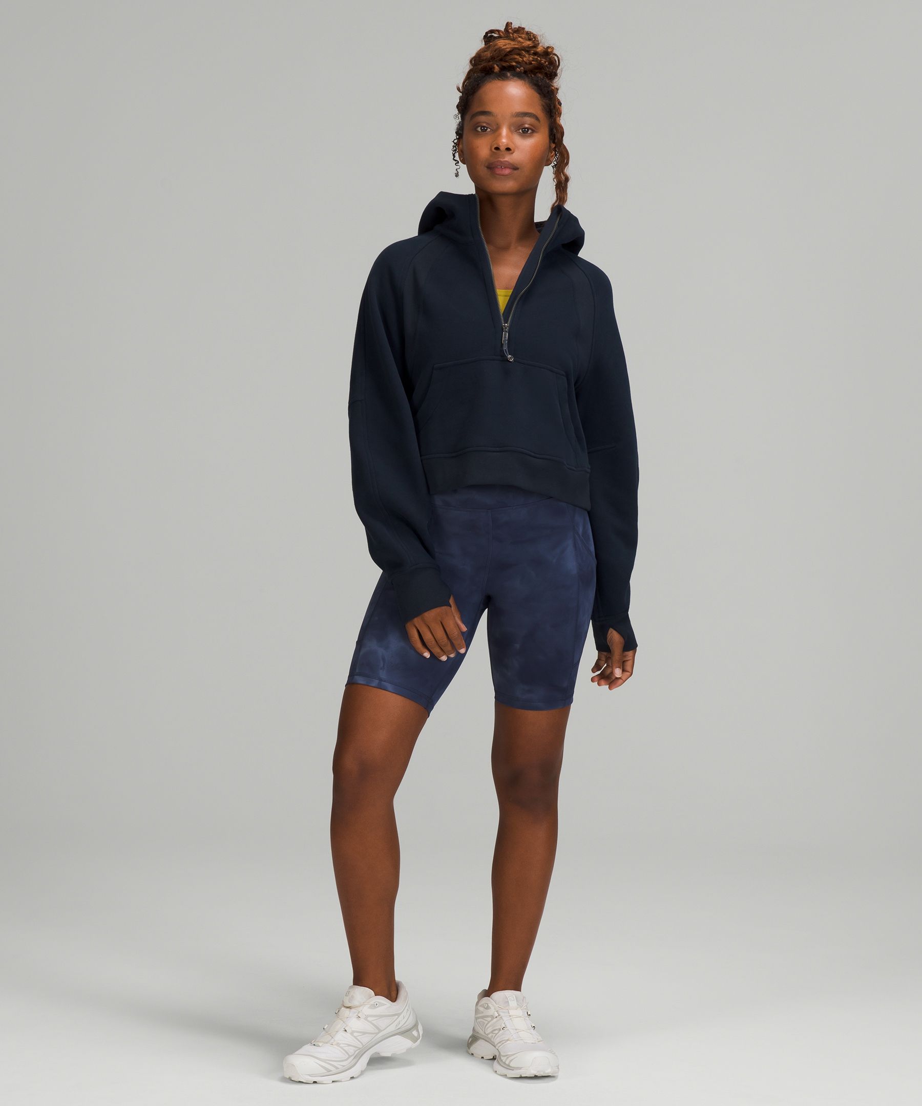 Scuba Oversized Half-Zip Hoodie, Women's Hoodies & Sweatshirts