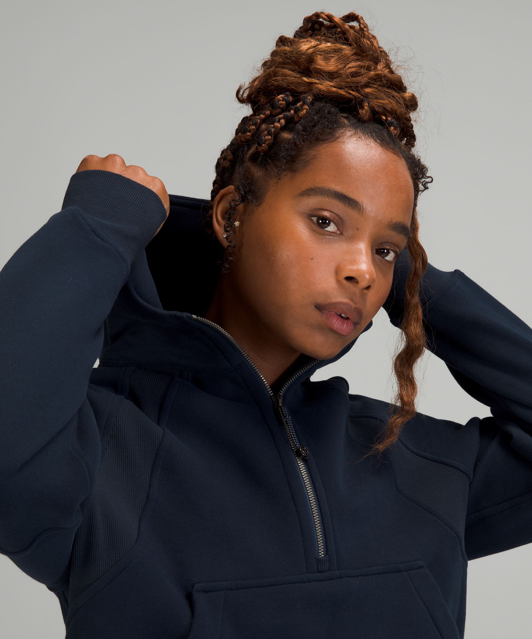 Scuba Oversized Half-Zip Hoodie | Women's Hoodies & Sweatshirts