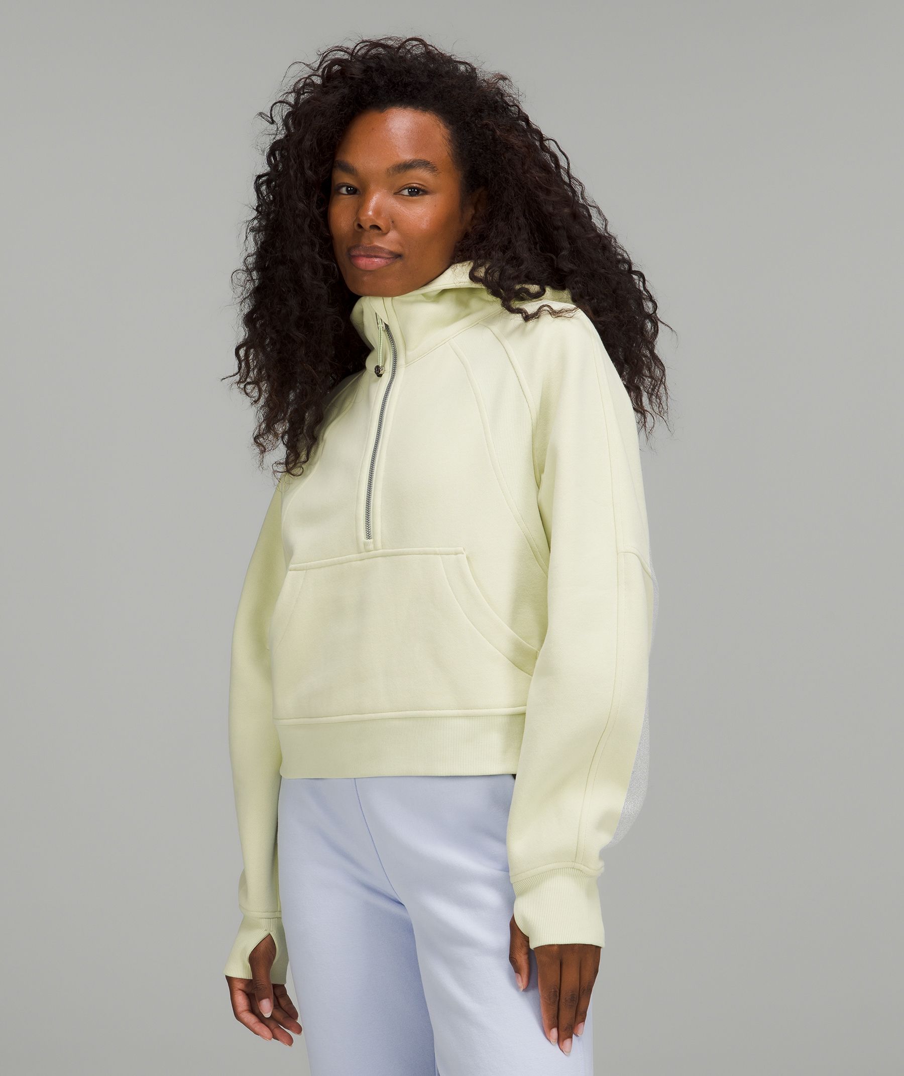 Lululemon Scuba Oversized Half-zip Hoodie In Creamy Mint | ModeSens