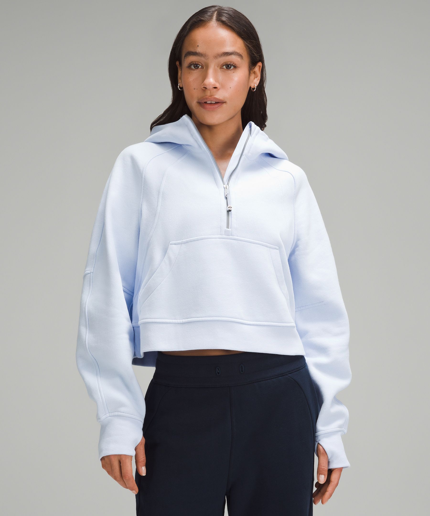 Scuba Oversized Half-Zip Hoodie