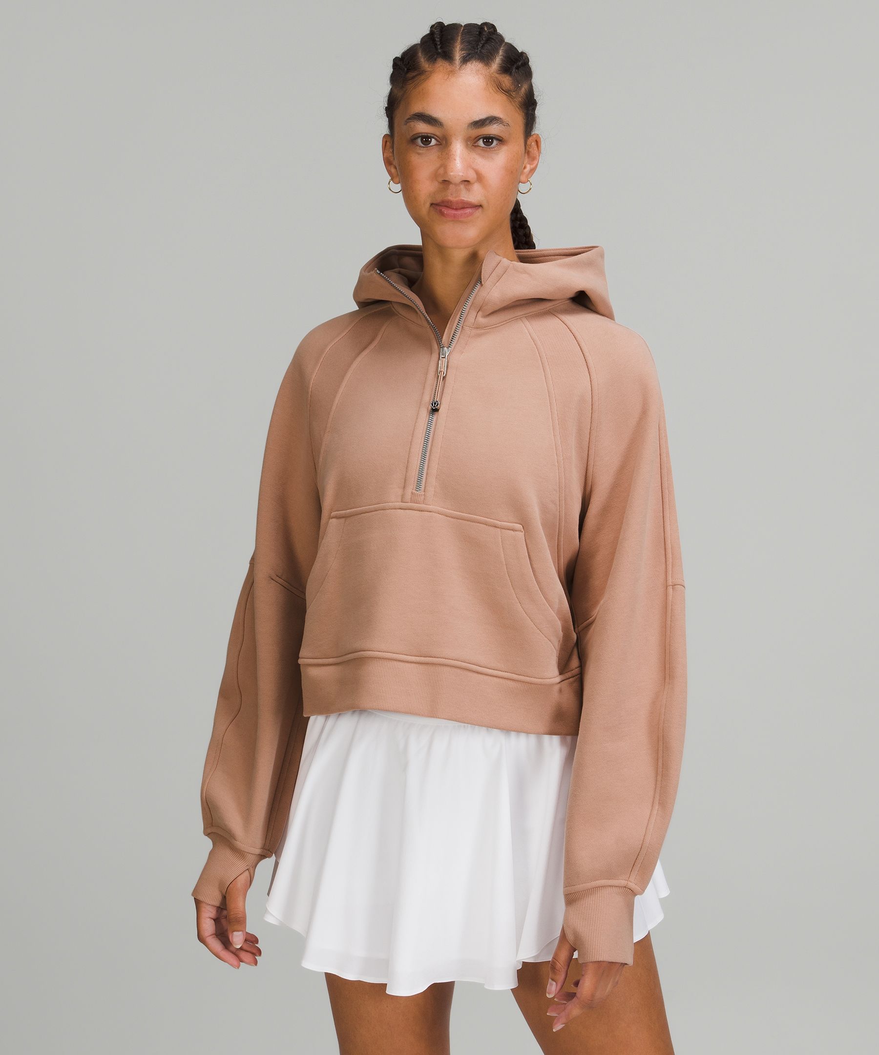 Scuba Oversized Half-Zip Hoodie