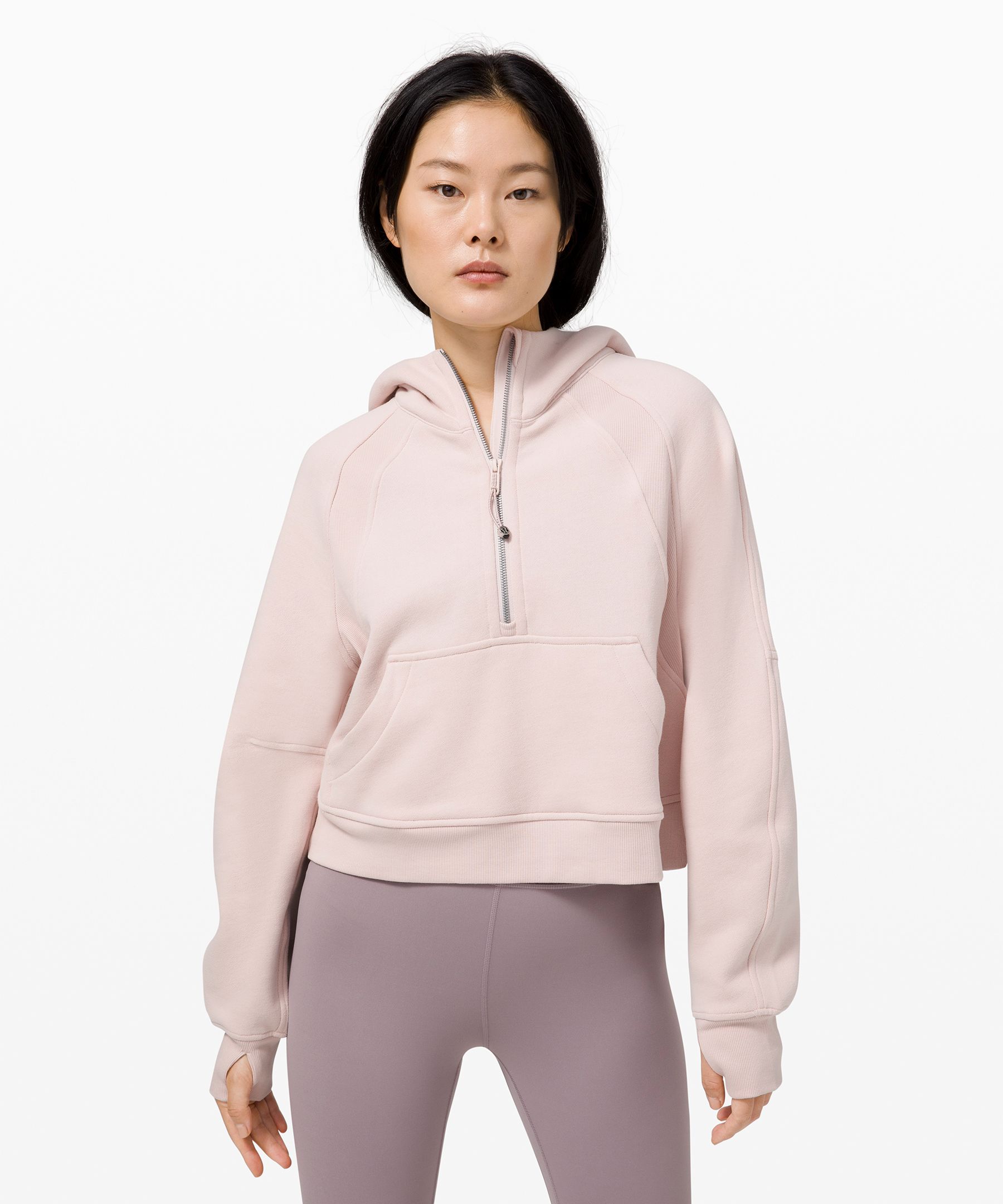 Lululemon Scuba Half Zip xs/s Pink Lychee - Sweaters