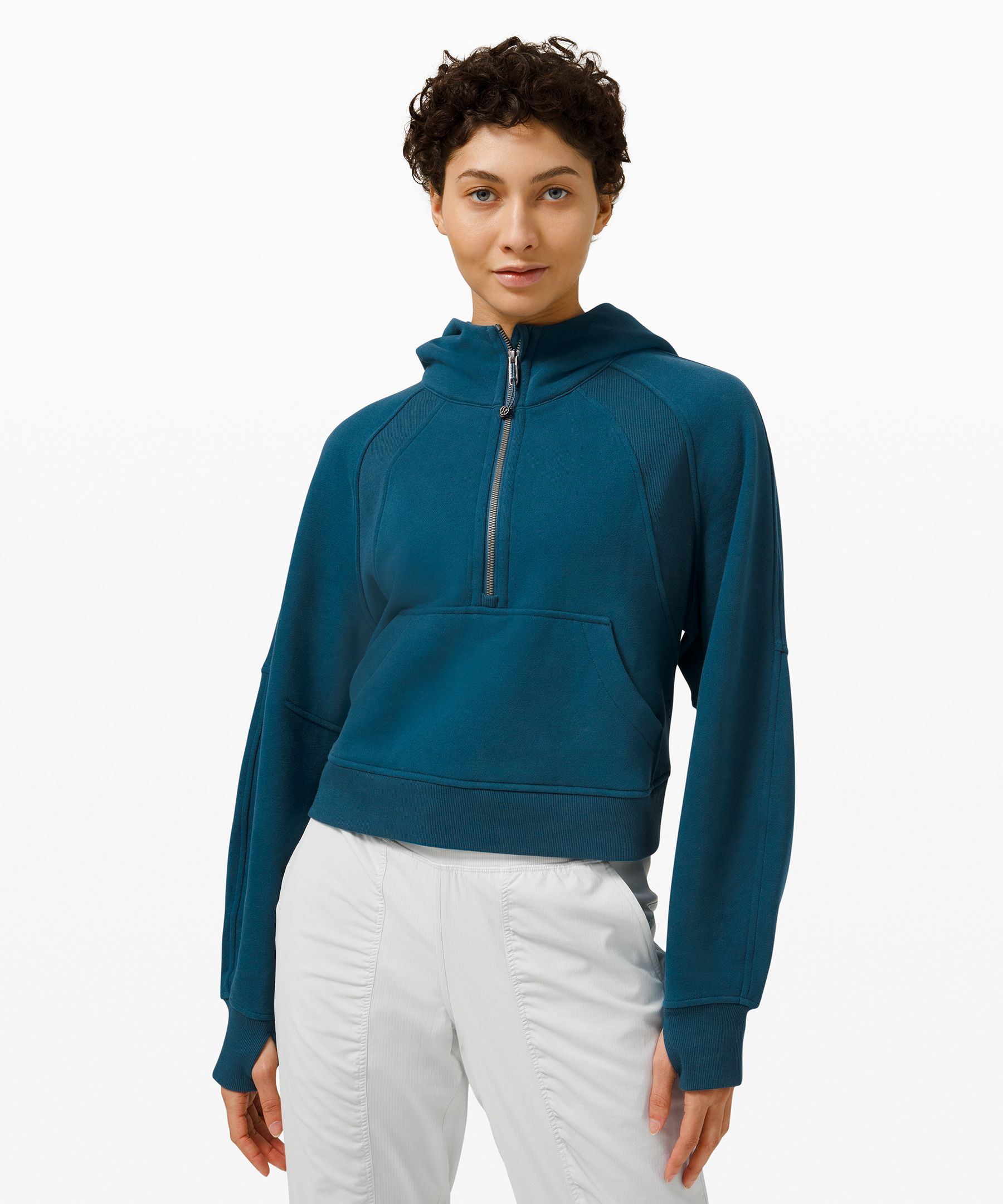 Lululemon Scuba Oversized 1/2 Zip Hoodie In Navy ModeSens