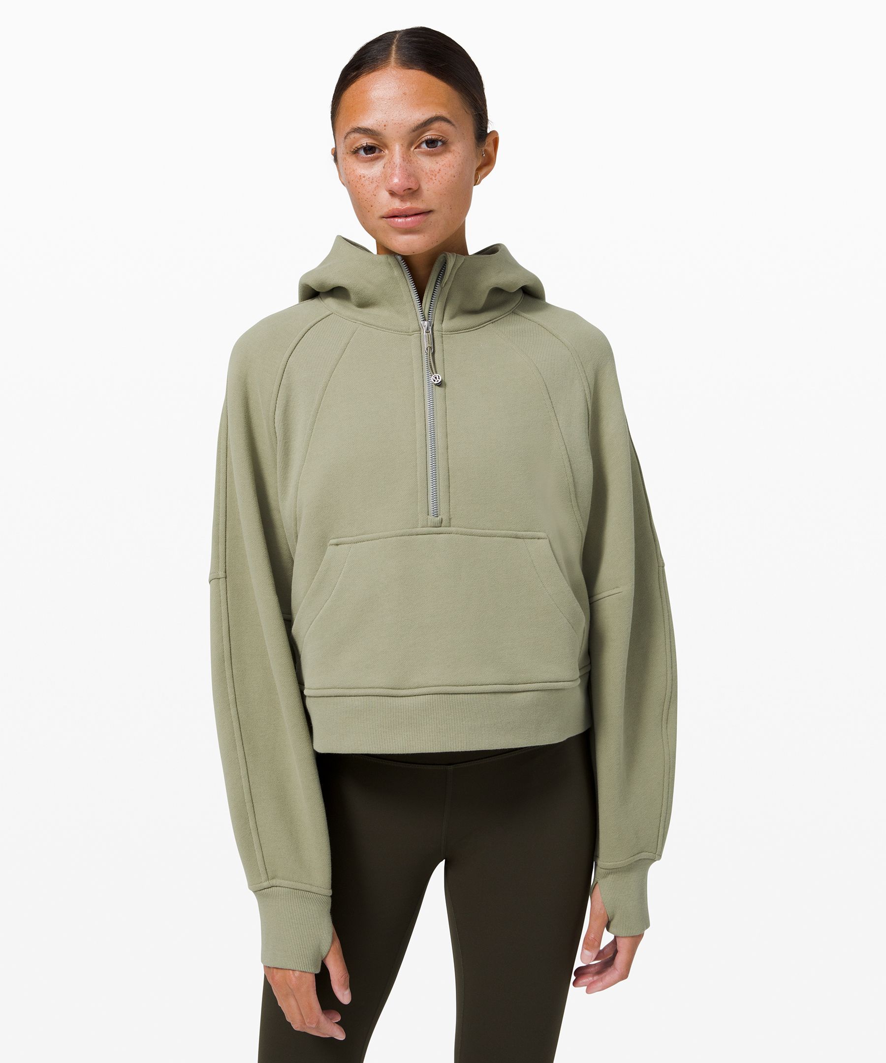 Scuba Oversized 1/2 Zip Hoodie | Women 