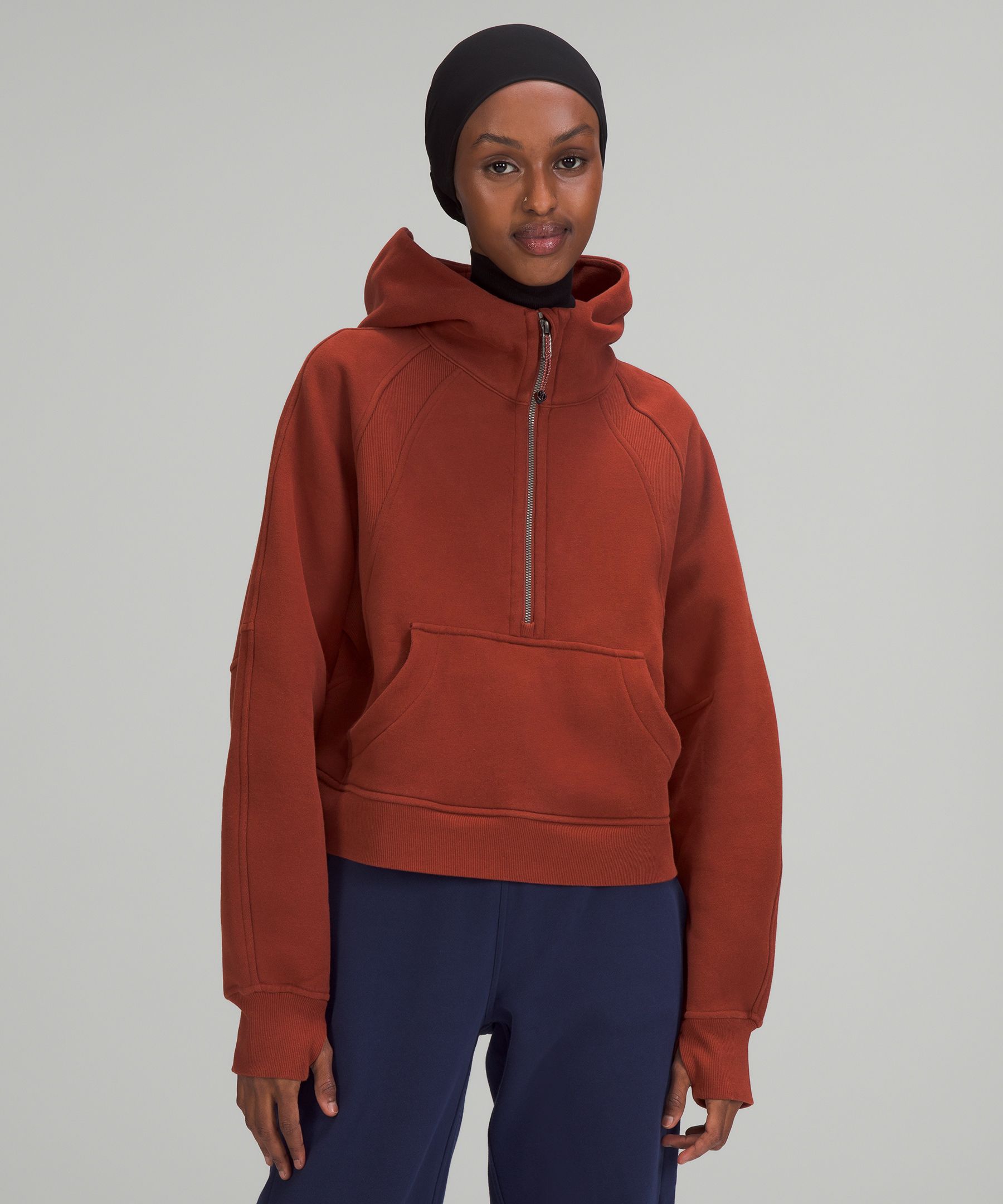 Lululemon Scuba Oversized Half-zip Hoodie In True Navy