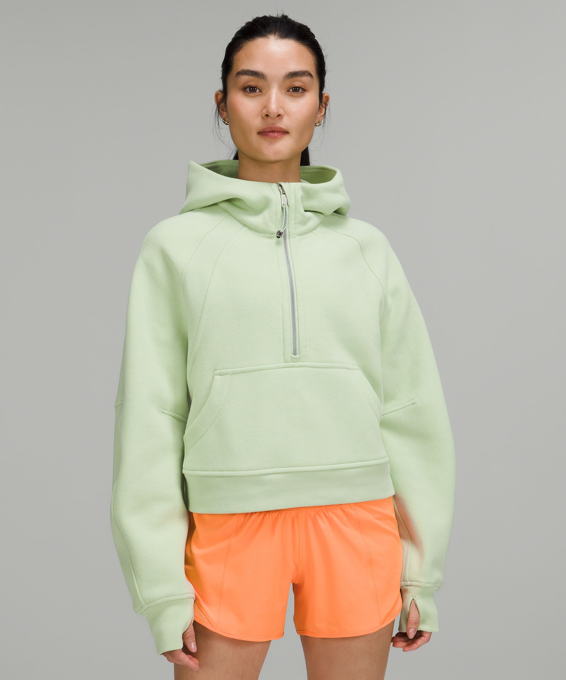 Lululemon Scuba Oversized Half-zip Hoodie In Creamy Mint | ModeSens