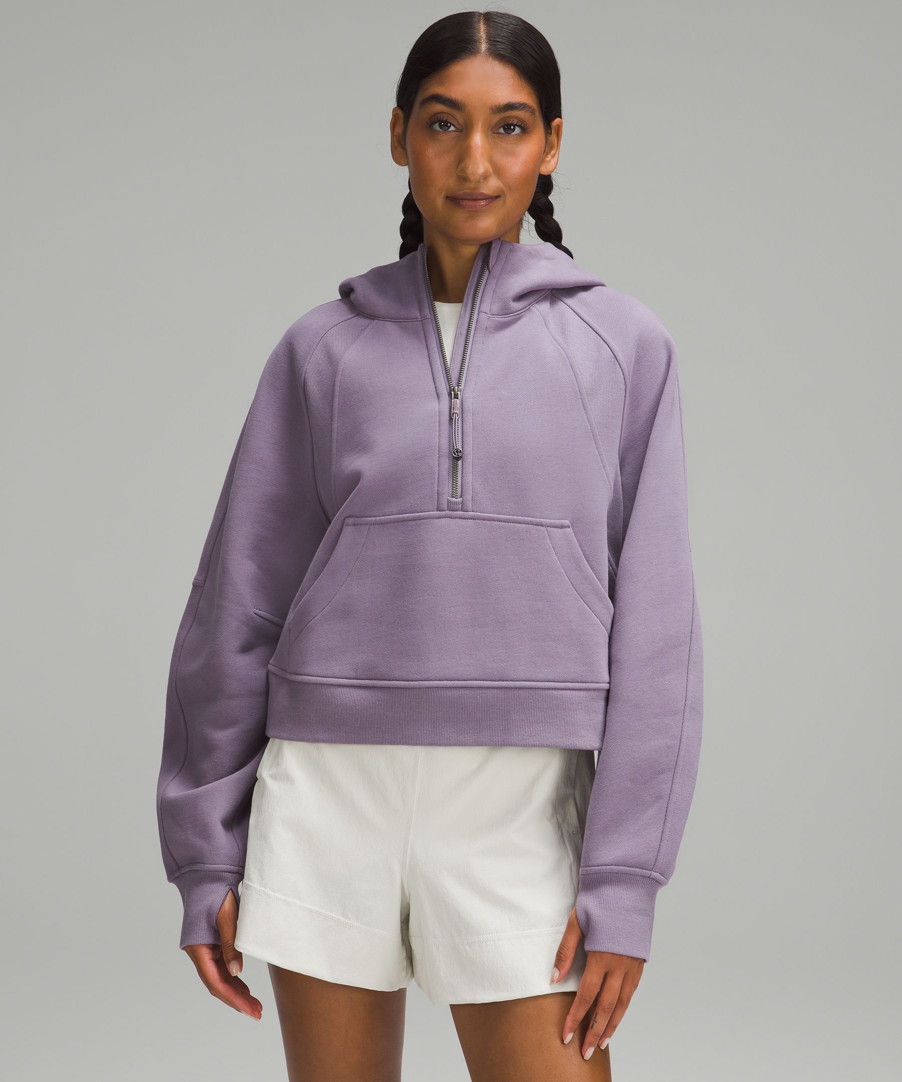 Scuba Oversized Half-Zip Hoodie